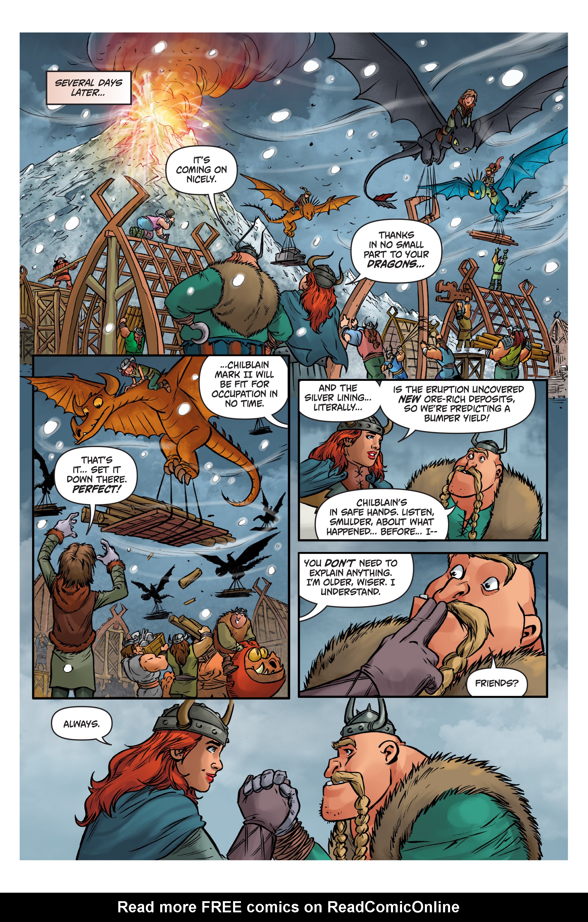 Read online DreamWorks Dragons: Defenders of Berk Collection: Fire & Ice comic -  Issue # TPB - 93