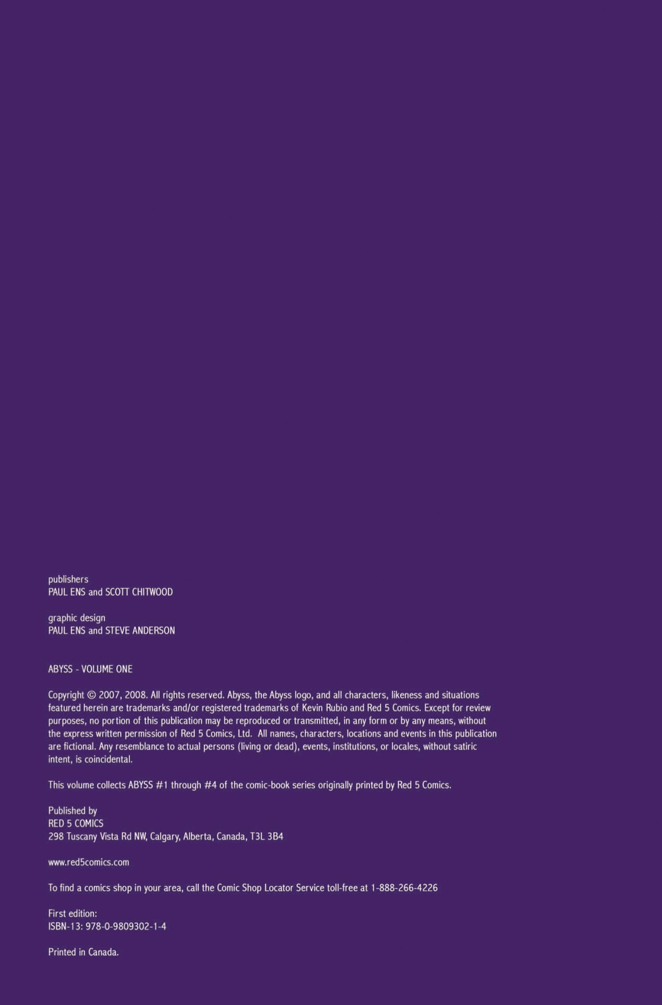 Read online Abyss comic -  Issue # TPB - 3