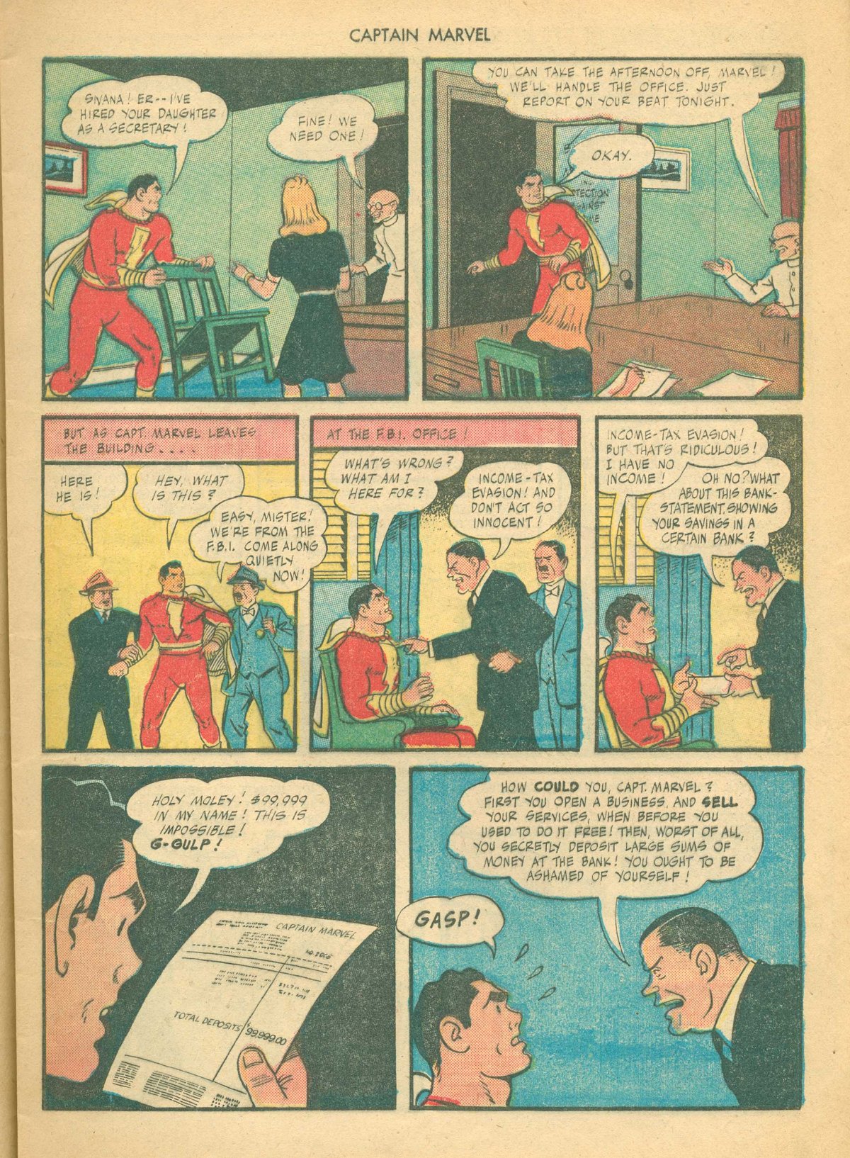 Read online Captain Marvel Adventures comic -  Issue #48 - 9
