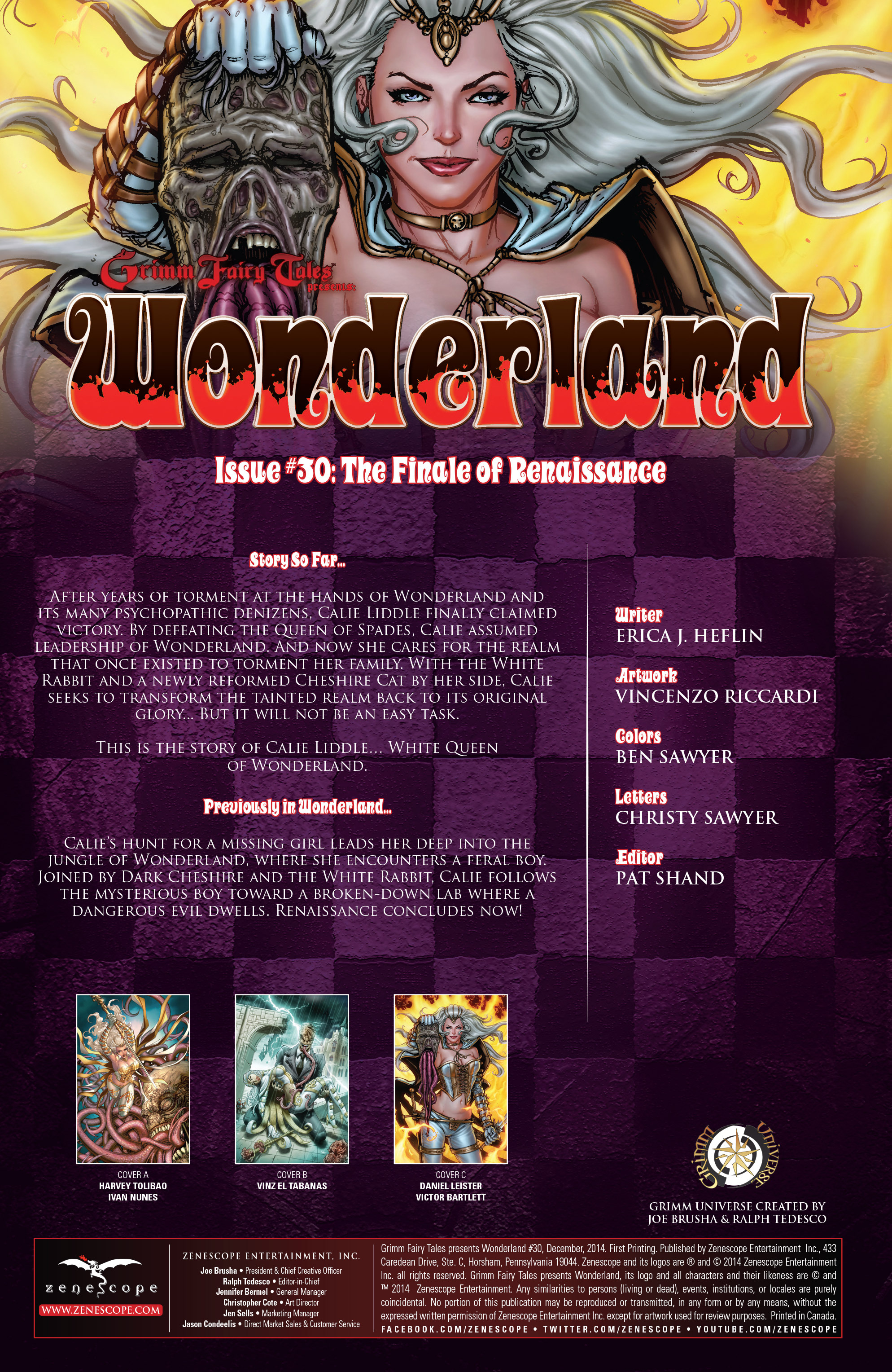 Read online Grimm Fairy Tales presents Wonderland comic -  Issue #30 - 2