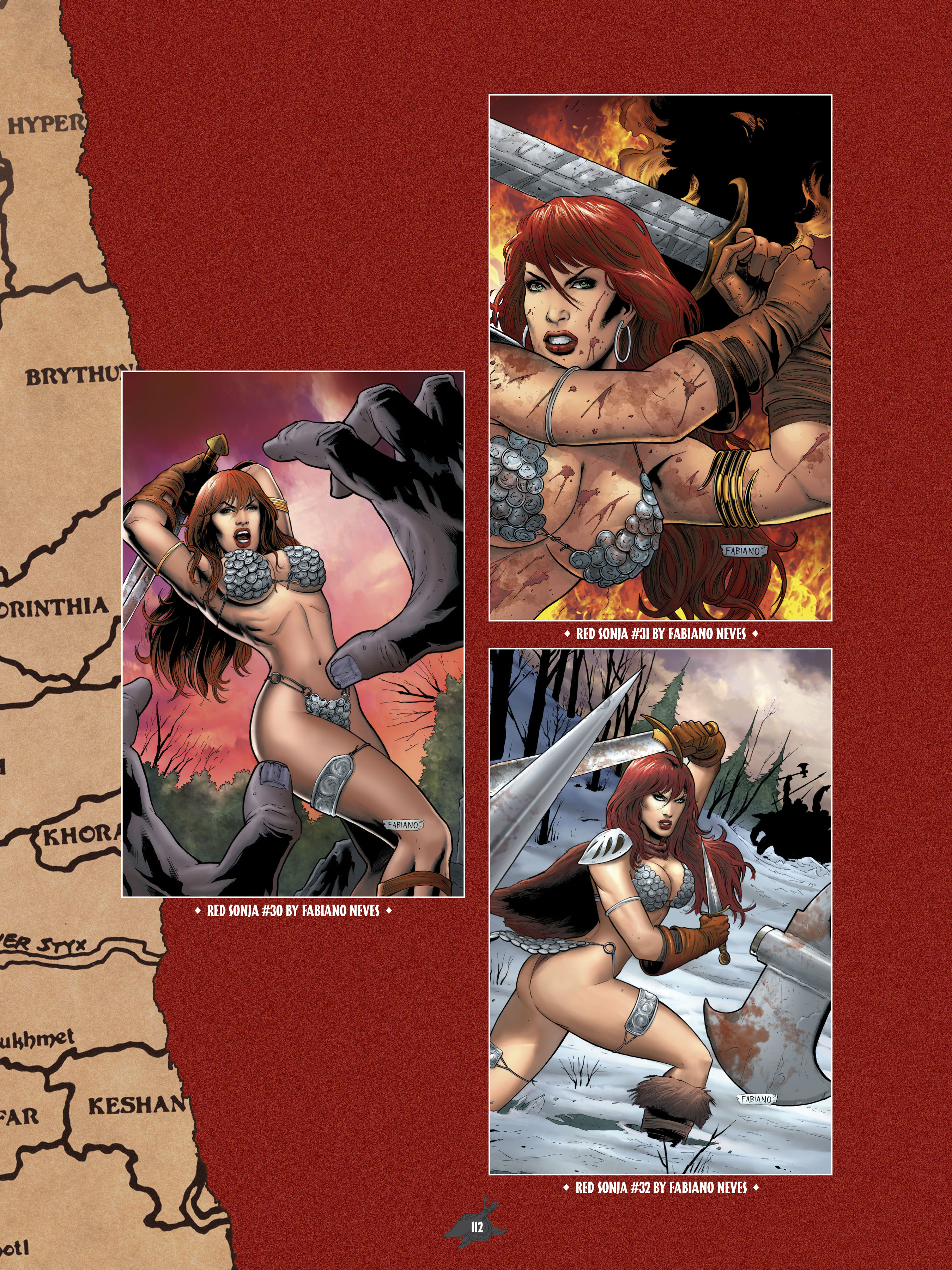 Read online The Art of Red Sonja comic -  Issue # TPB 1 (Part 2) - 11