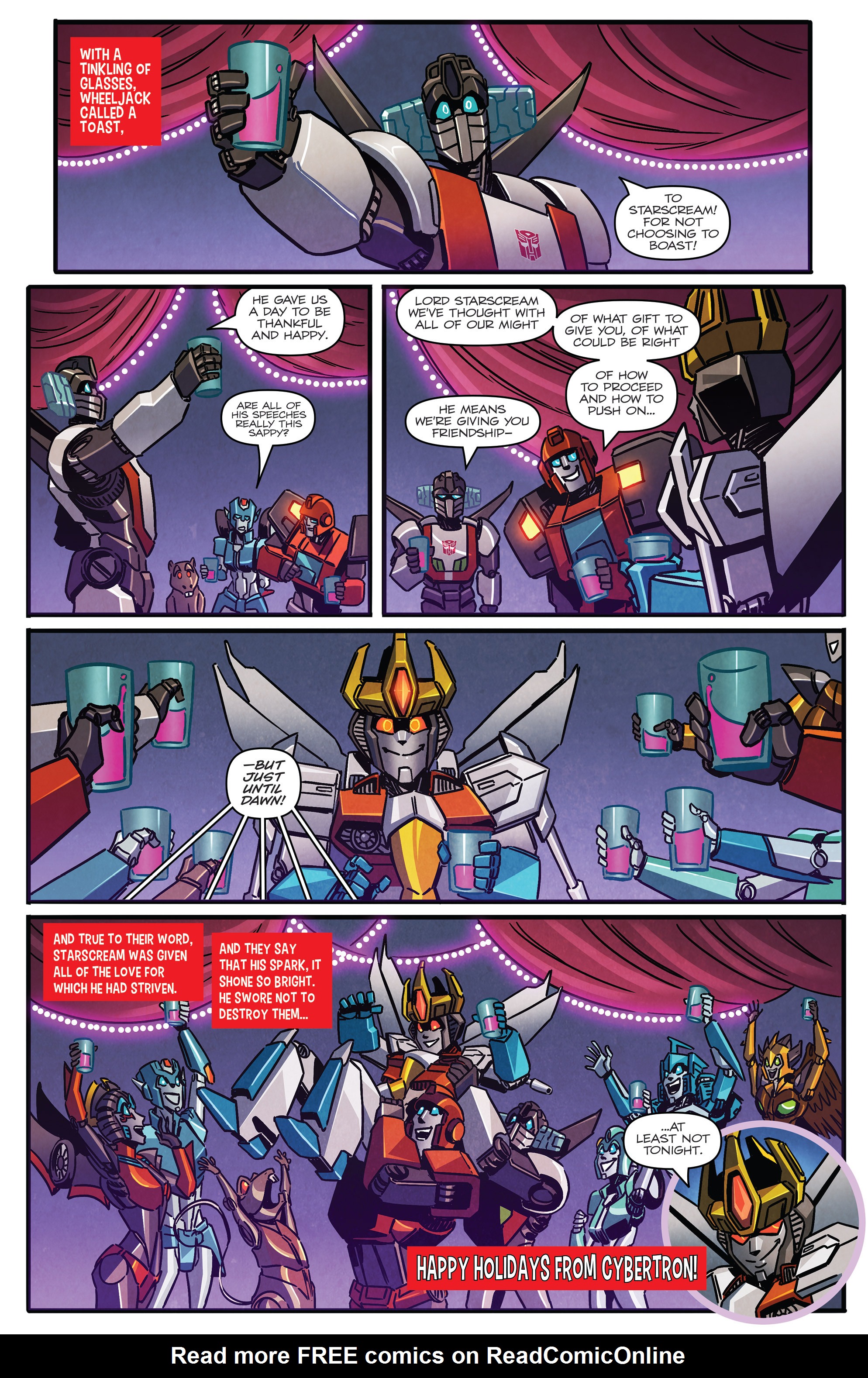 Read online Transformers: Holiday Special comic -  Issue # Full - 12