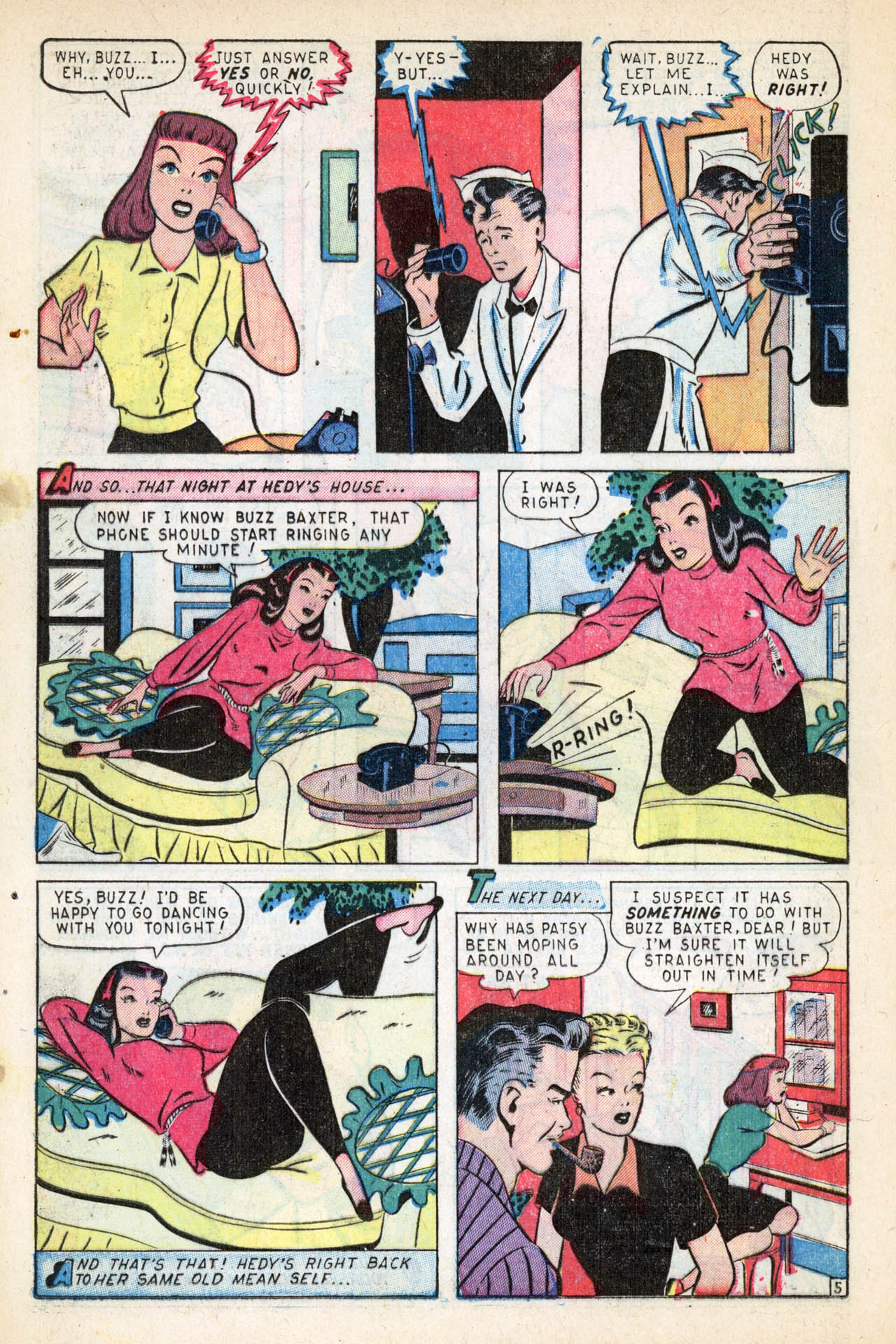 Read online Patsy Walker comic -  Issue #20 - 16