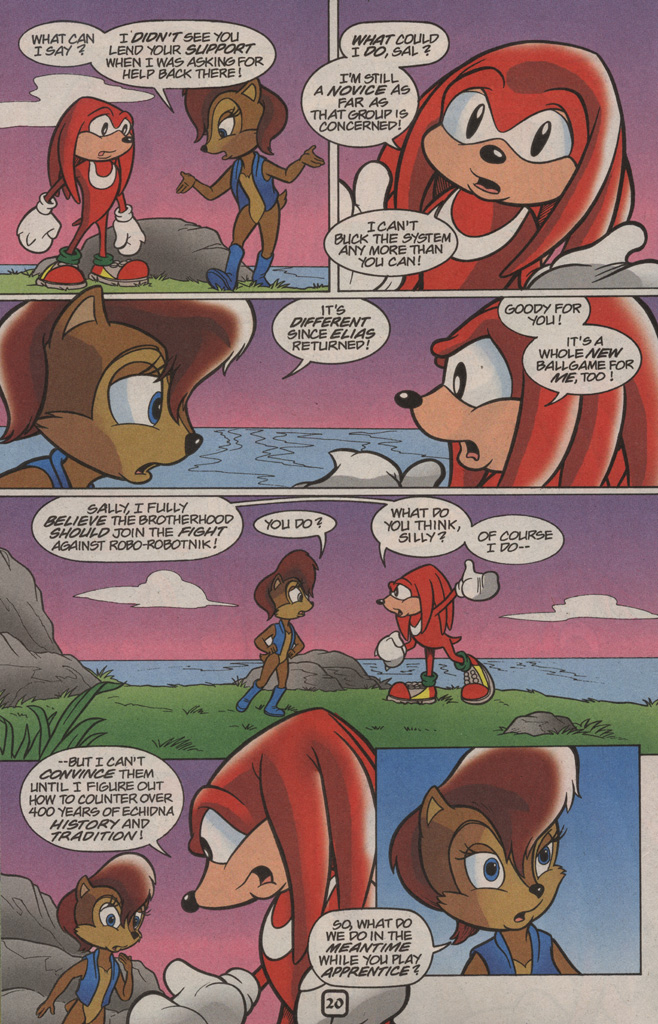 Read online Knuckles the Echidna comic -  Issue #29 - 26