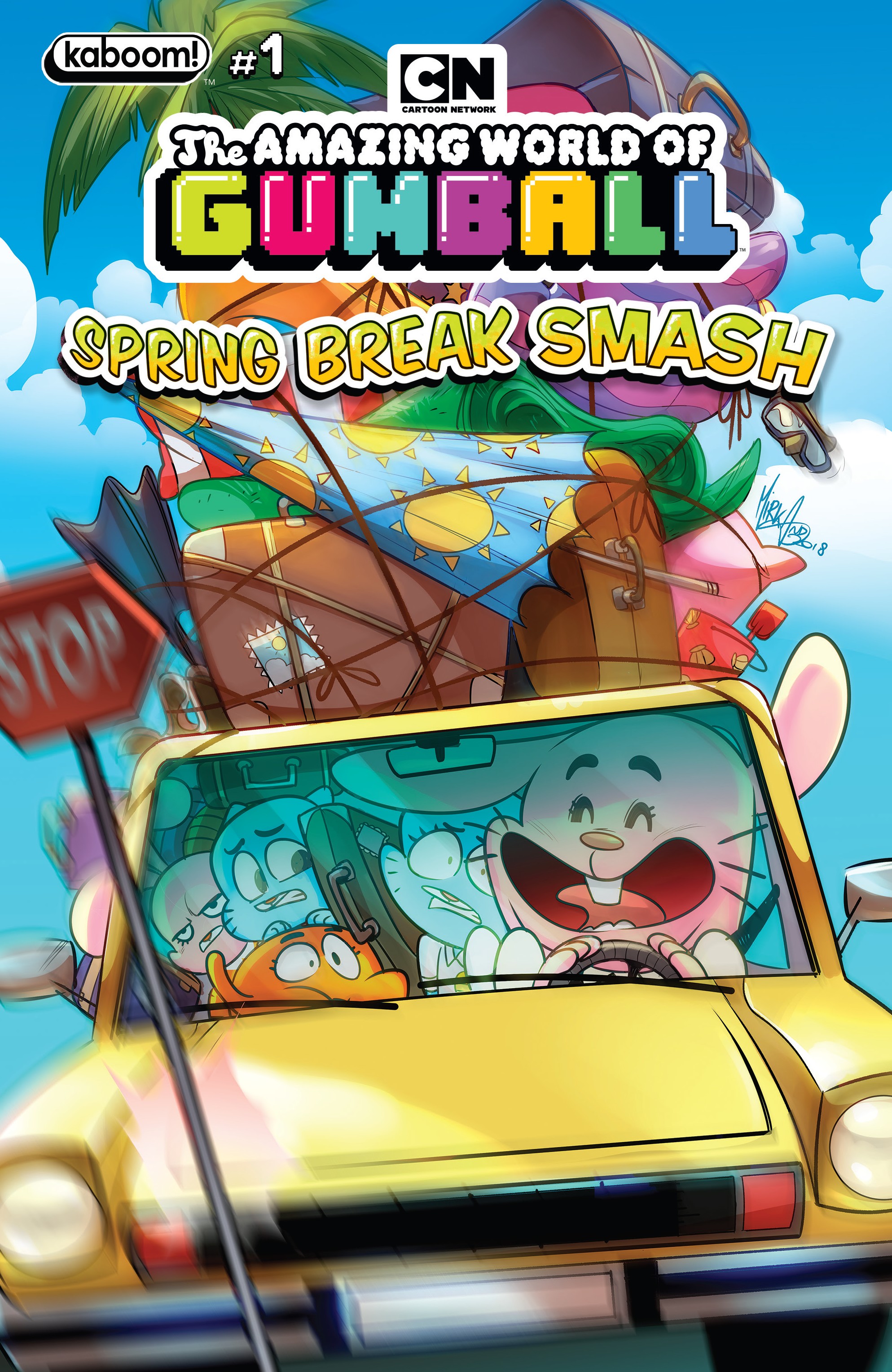 Read online The Amazing World of Gumball: Spring Break Smash comic -  Issue # Full - 1
