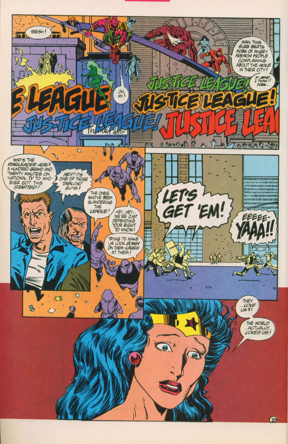 Read online Justice League International (1993) comic -  Issue #67 - 21