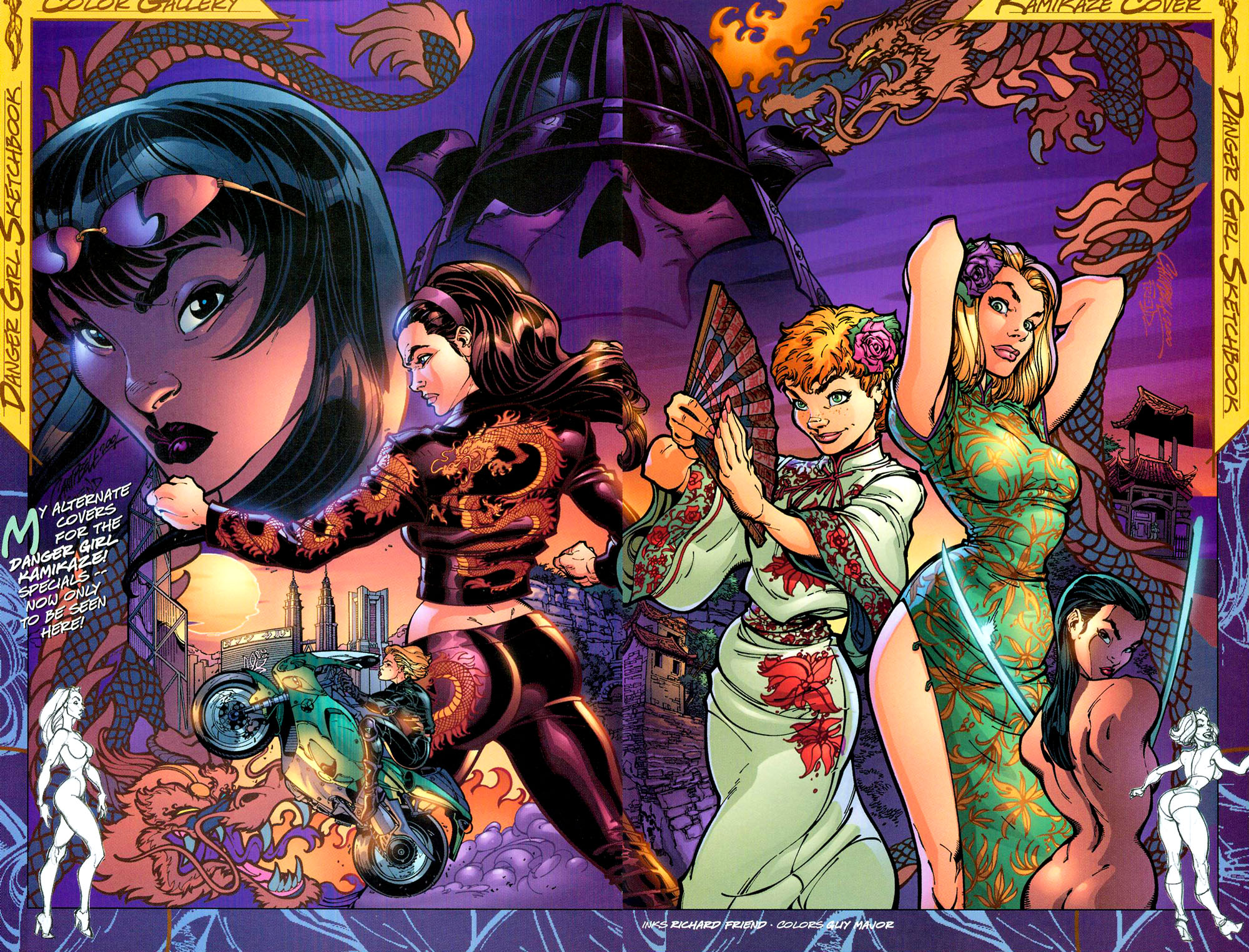 Read online J. Scott Campbell's Danger Girl Sketchbook comic -  Issue # Full - 34