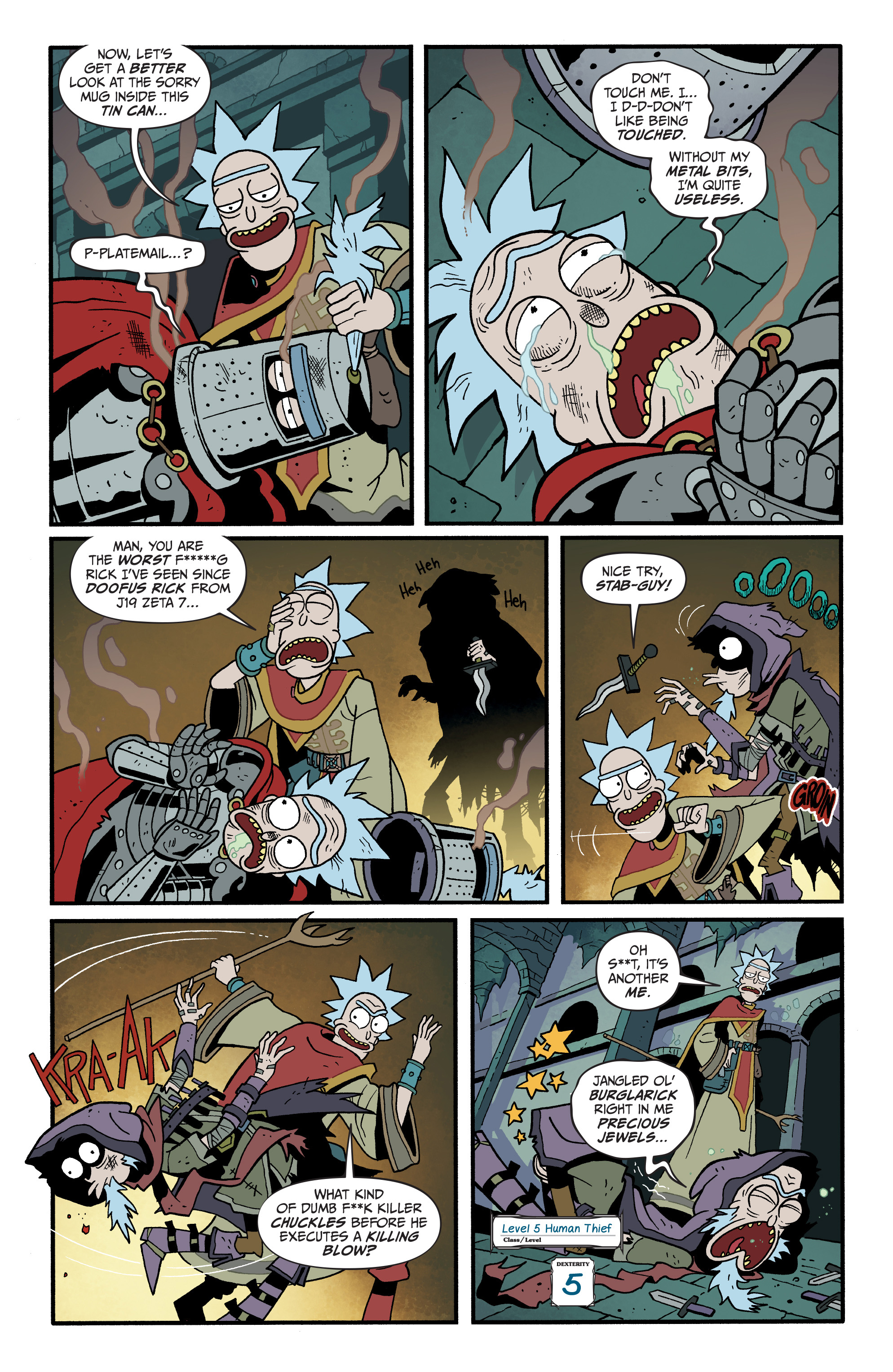 Read online Rick and Morty vs. Dungeons & Dragons II: Painscape comic -  Issue #3 - 15