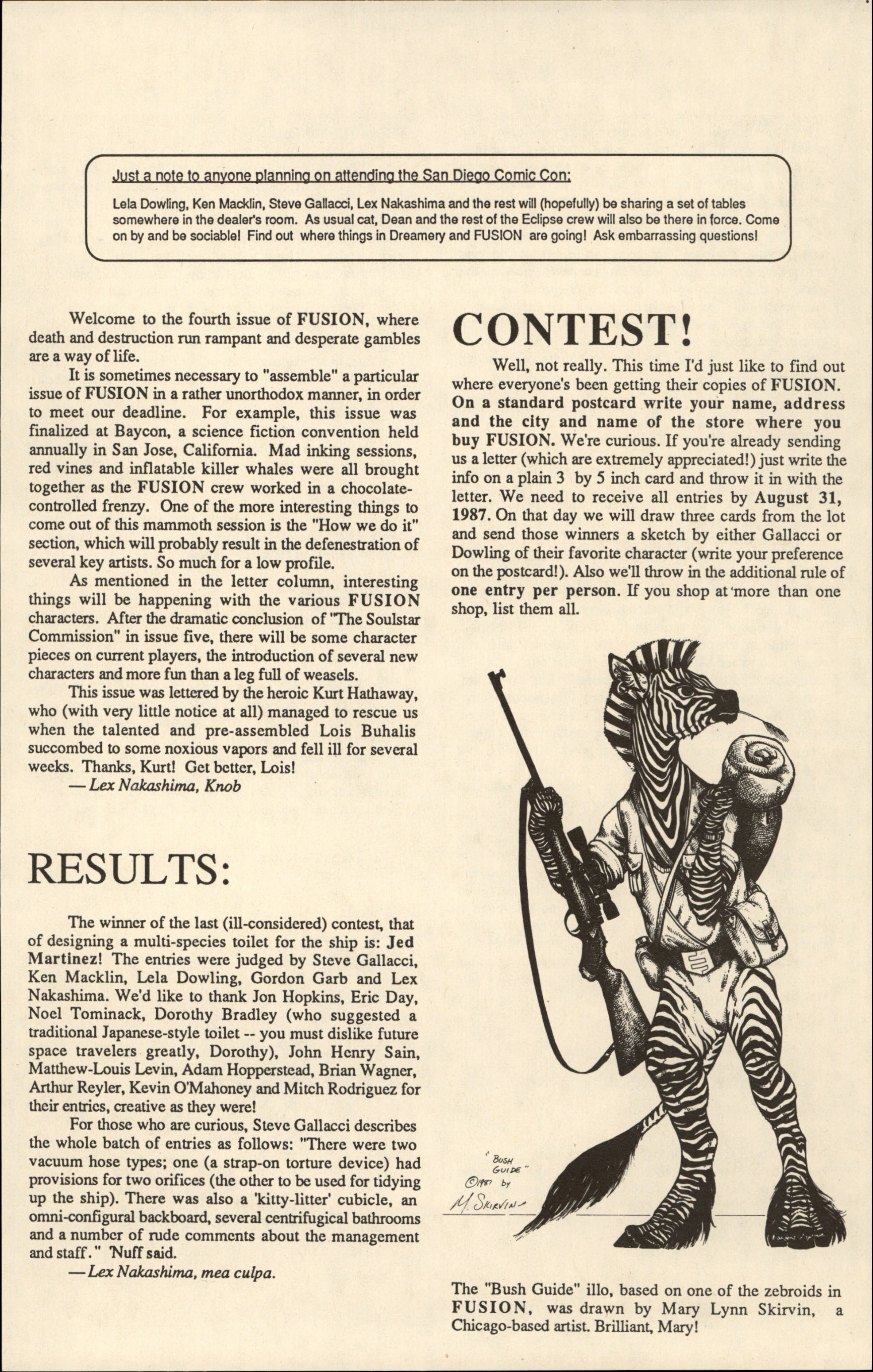 Read online Fusion (1987) comic -  Issue #4 - 24