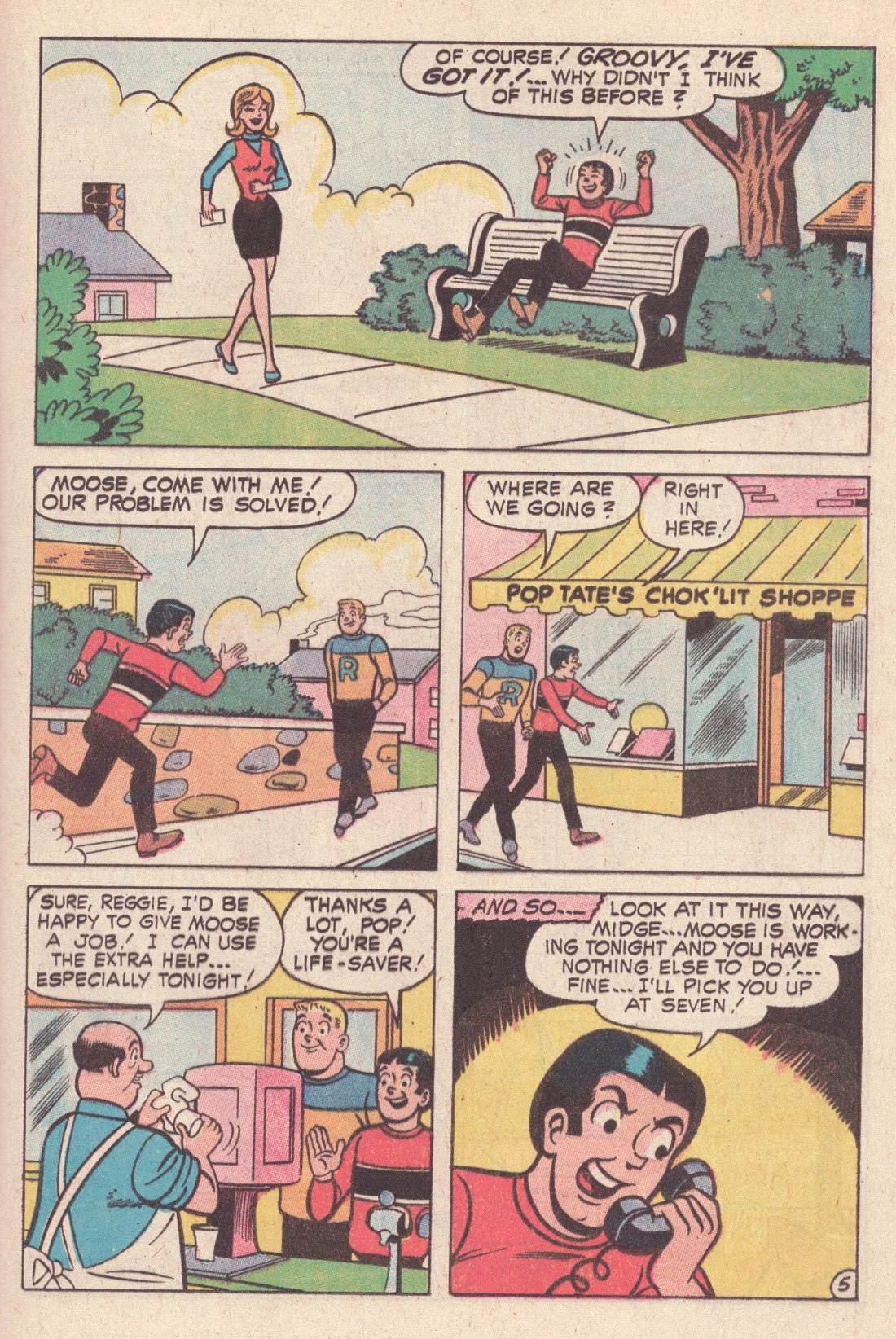 Read online Reggie and Me (1966) comic -  Issue #42 - 17
