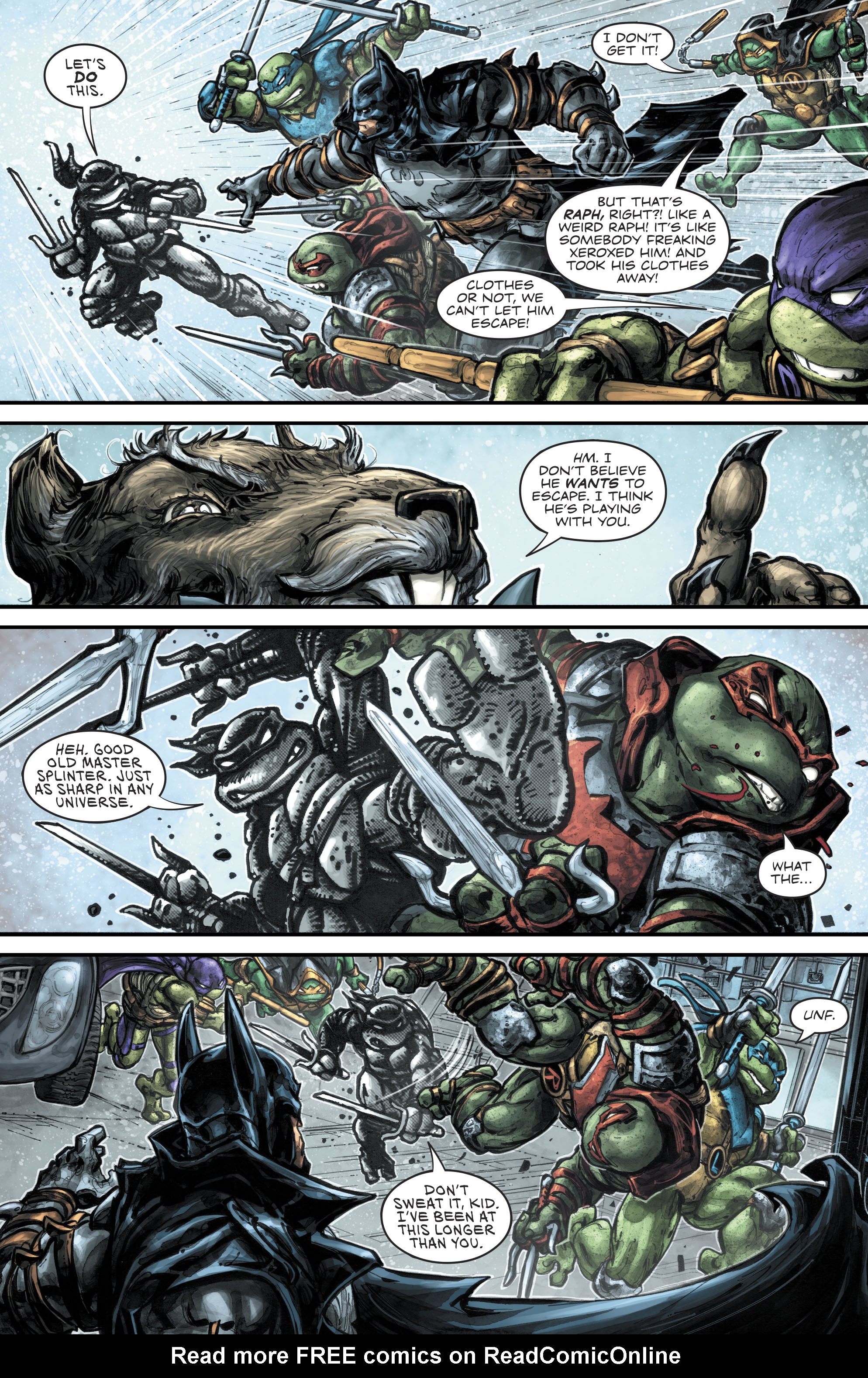 Read online Batman/Teenage Mutant Ninja Turtles III comic -  Issue #2 - 4
