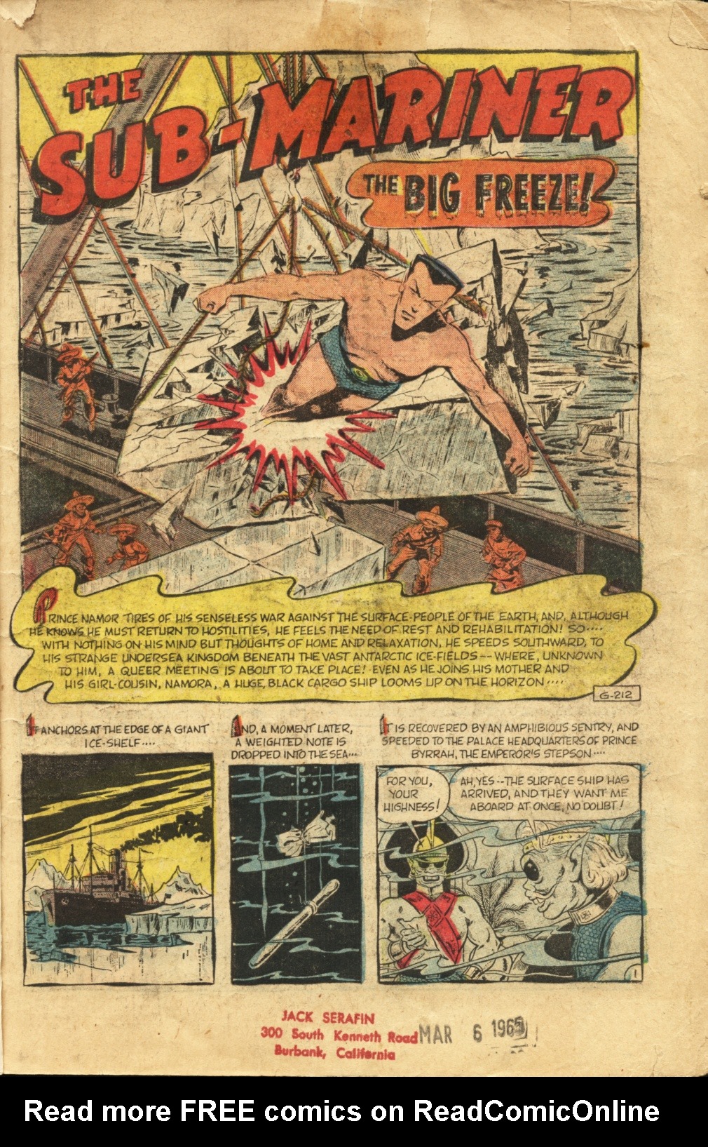 Read online Sub-Mariner Comics comic -  Issue #41 - 2
