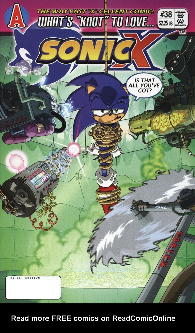 Read online Sonic X comic -  Issue #38 - 1