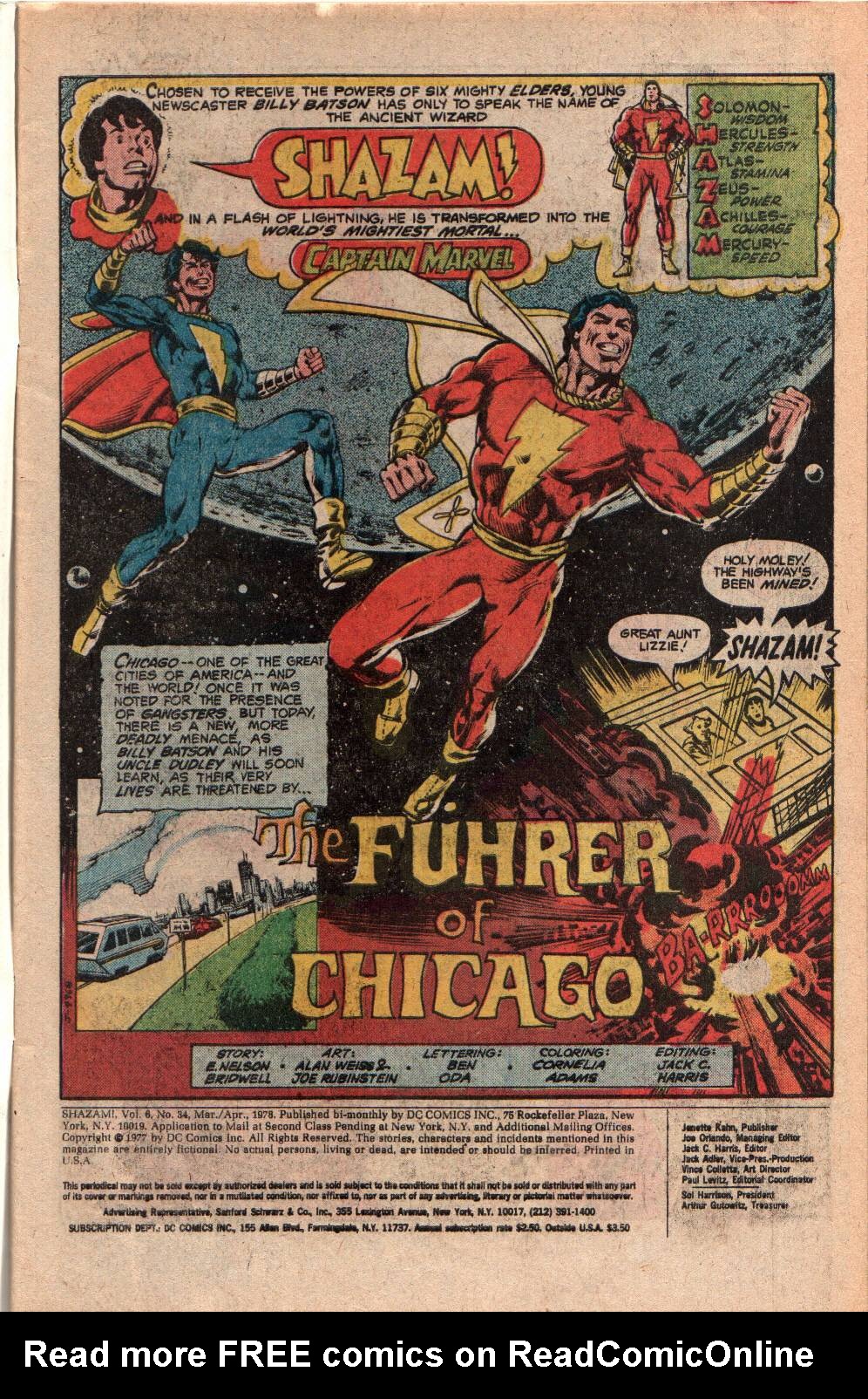 Read online Shazam! (1973) comic -  Issue #34 - 3