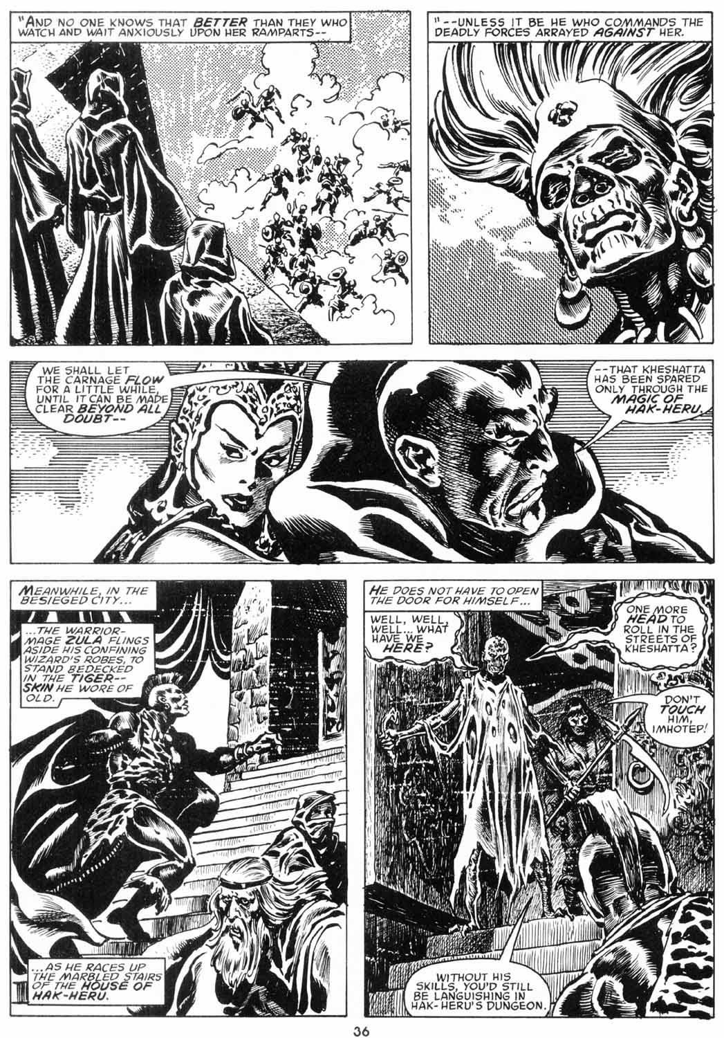 The Savage Sword Of Conan issue 206 - Page 37