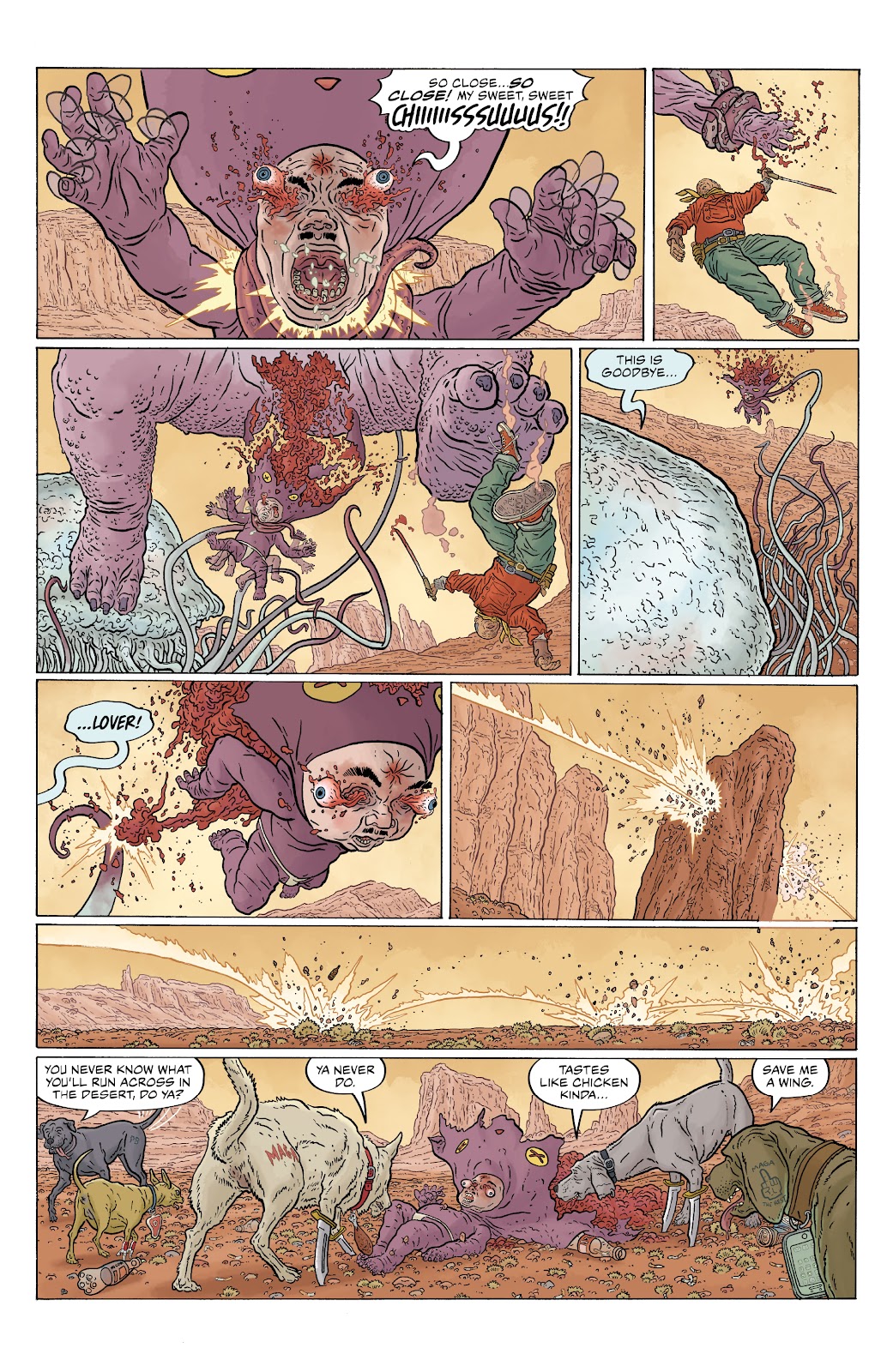 Shaolin Cowboy: Cruel to Be Kin issue 3 - Page 28