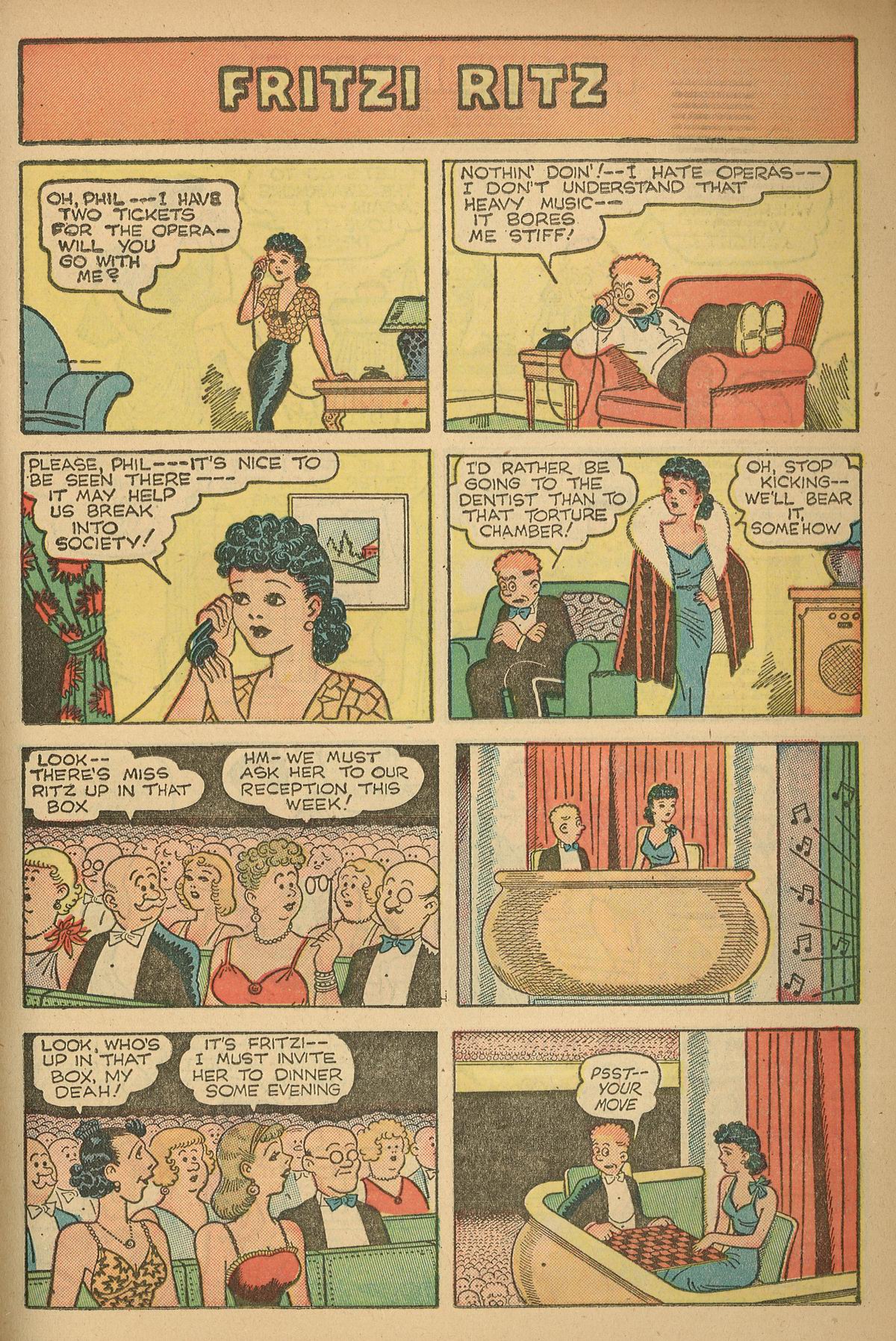Read online Fritzi Ritz (1948) comic -  Issue #4 - 19