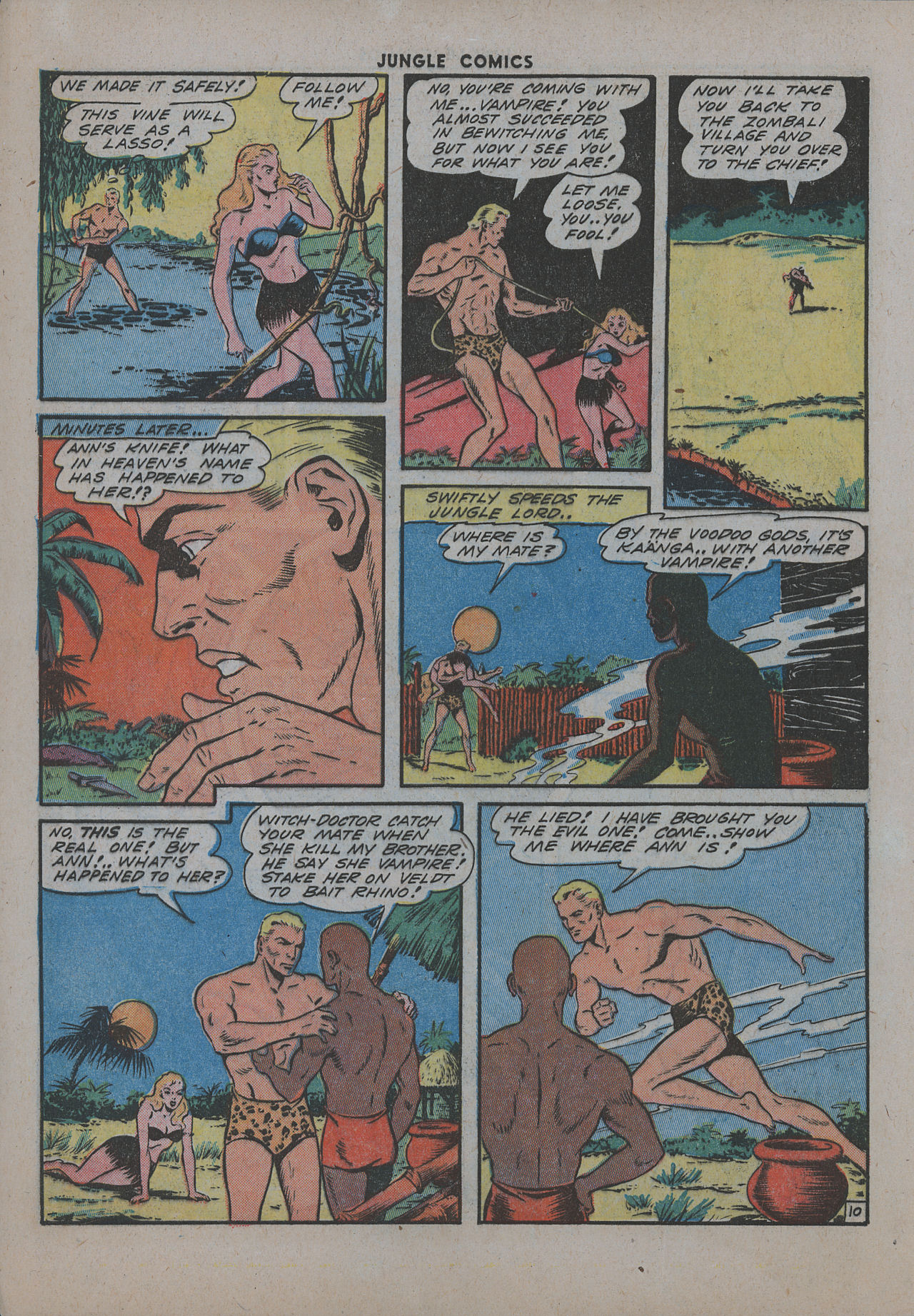 Read online Jungle Comics comic -  Issue #48 - 12