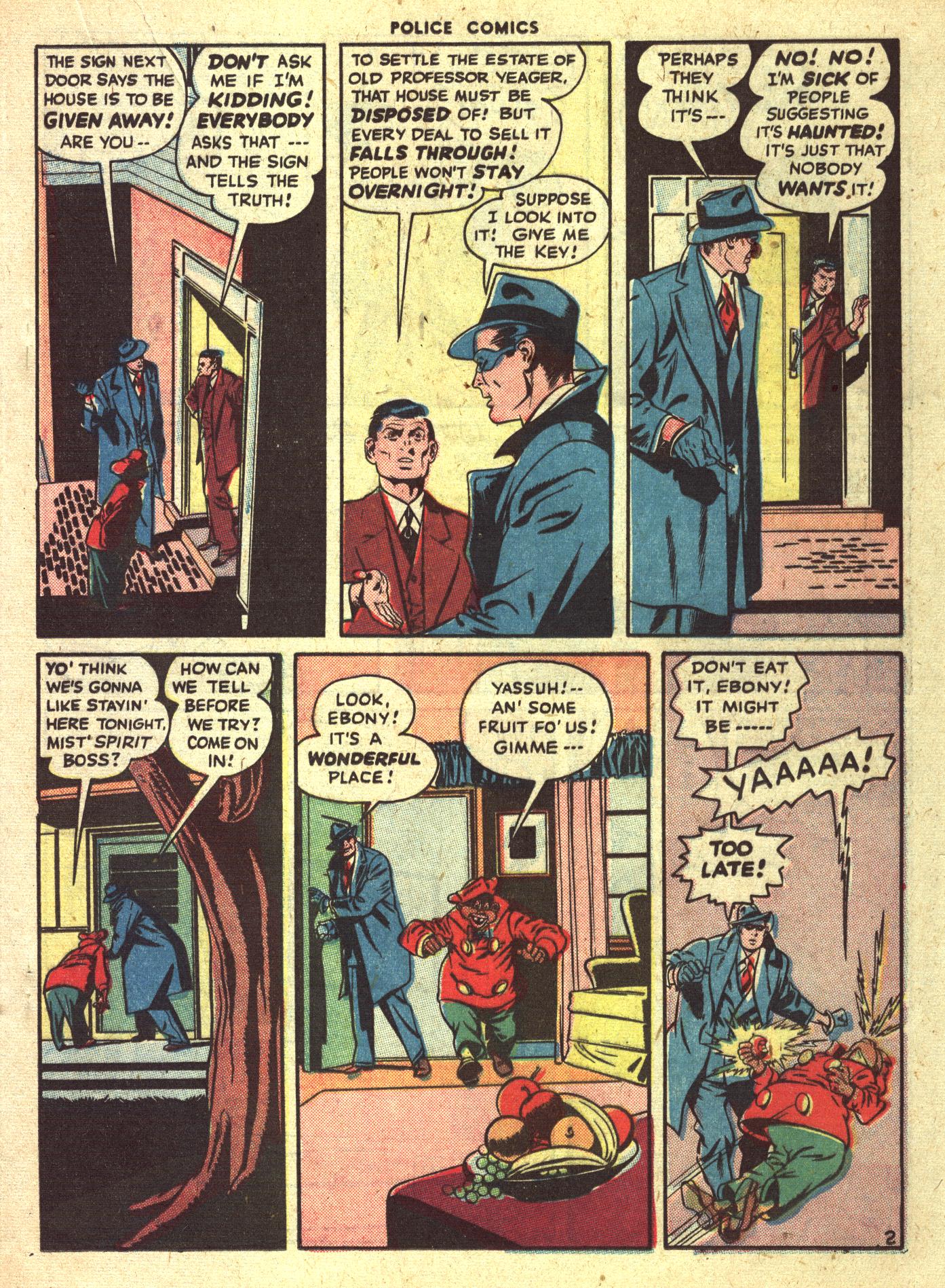 Read online Police Comics comic -  Issue #65 - 31