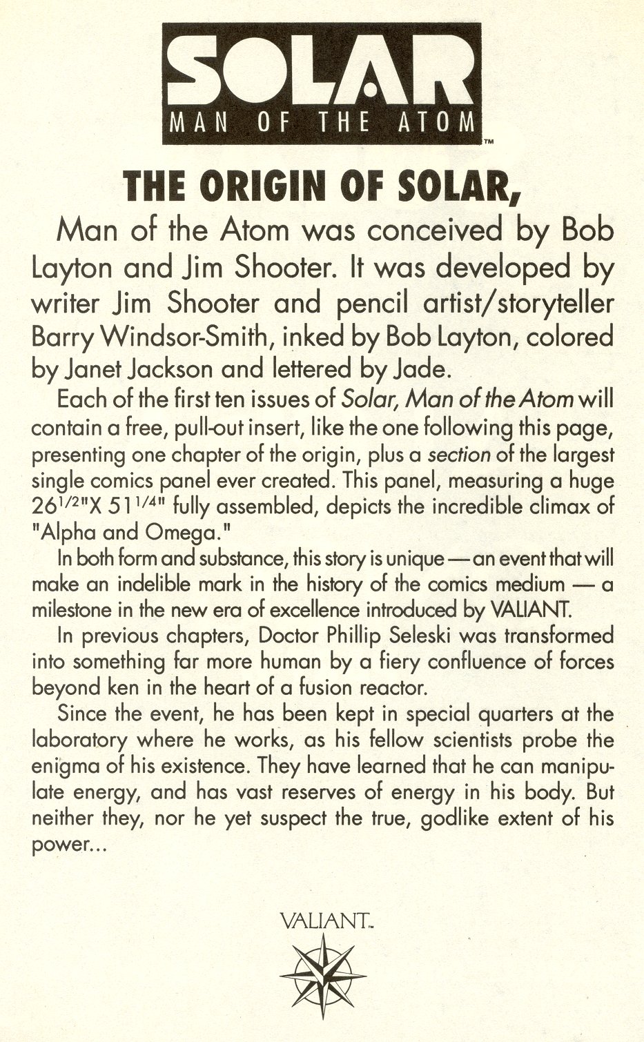 Read online Solar, Man of the Atom comic -  Issue #6 - 16