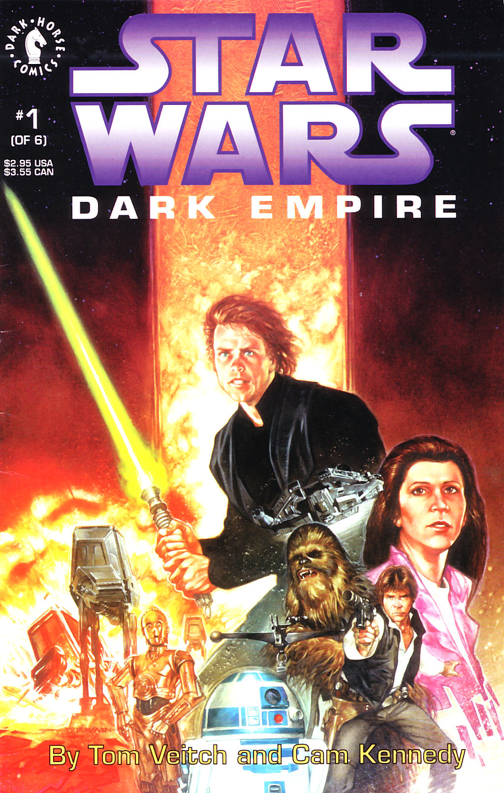 Read online Star Wars: Dark Empire comic -  Issue #1 - 1