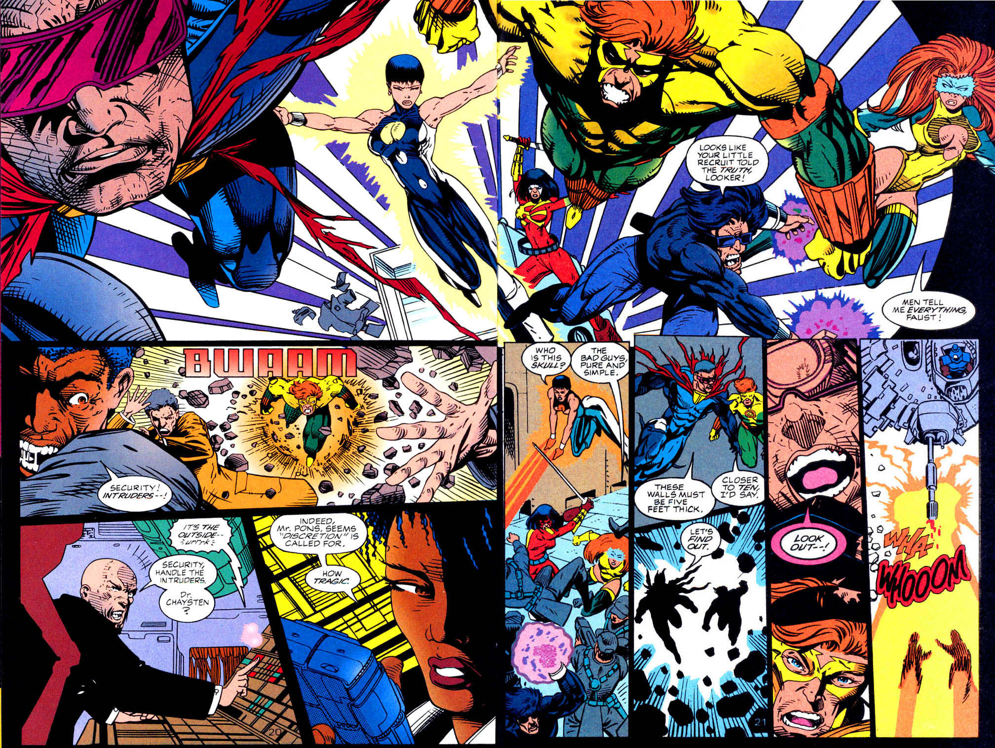 Read online Outsiders (1993) comic -  Issue #20 - 21