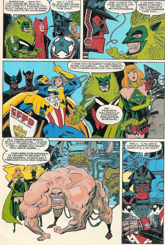 Read online Pinhead vs. Marshal Law: Law in Hell comic -  Issue #1 - 10