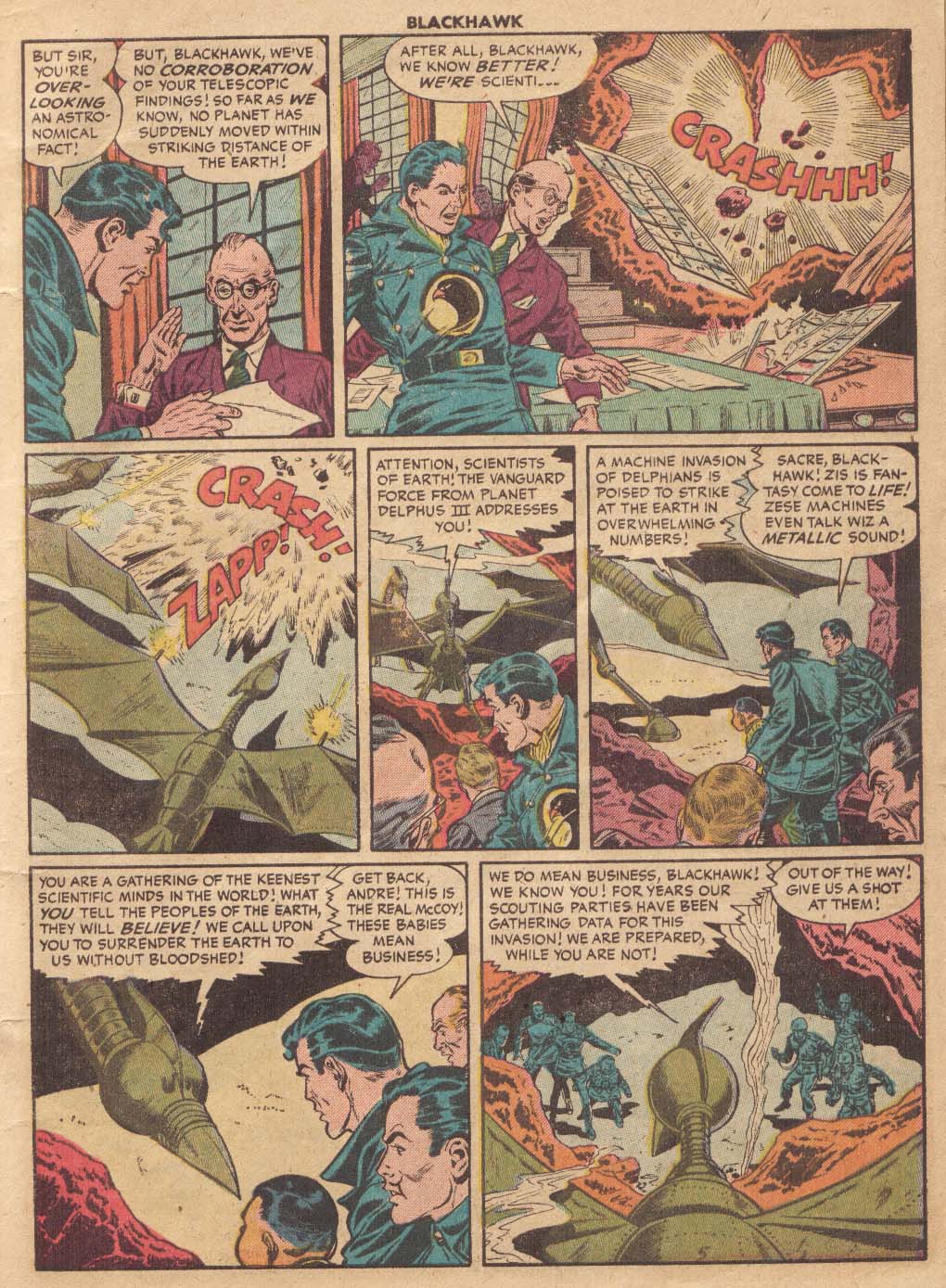 Read online Blackhawk (1957) comic -  Issue #100 - 7