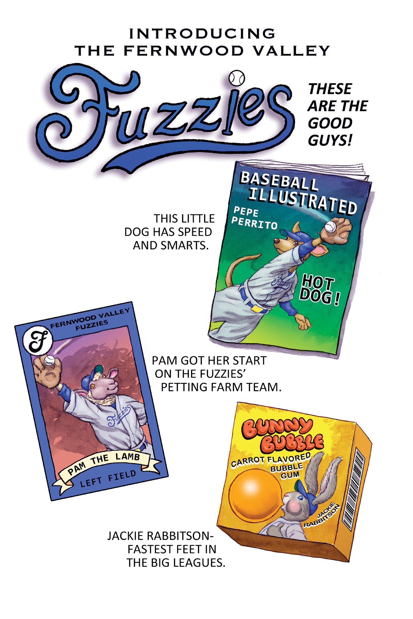 Read online Fuzzy Baseball comic -  Issue #1 - 8