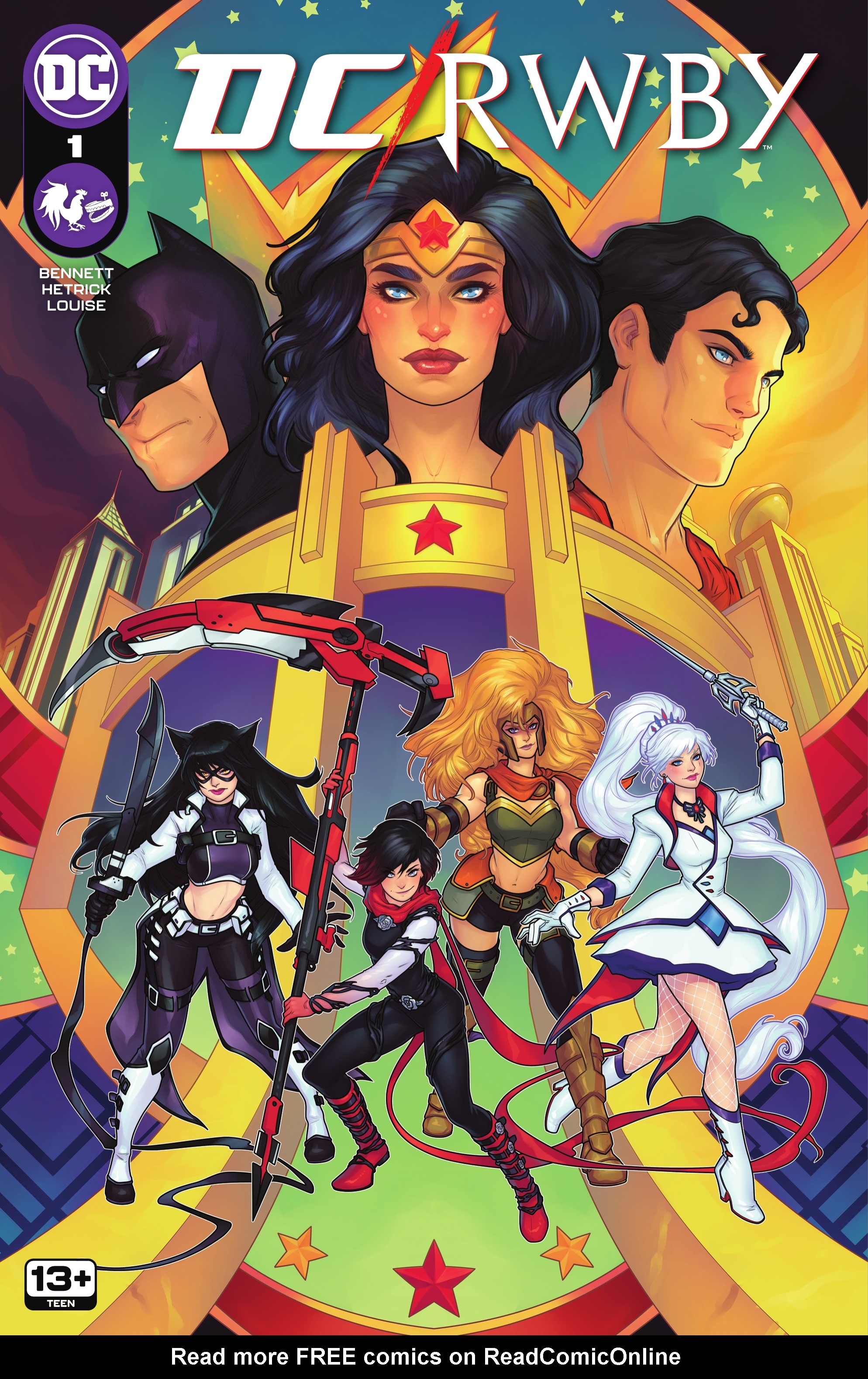 Read online DC/RWBY comic -  Issue #1 - 1