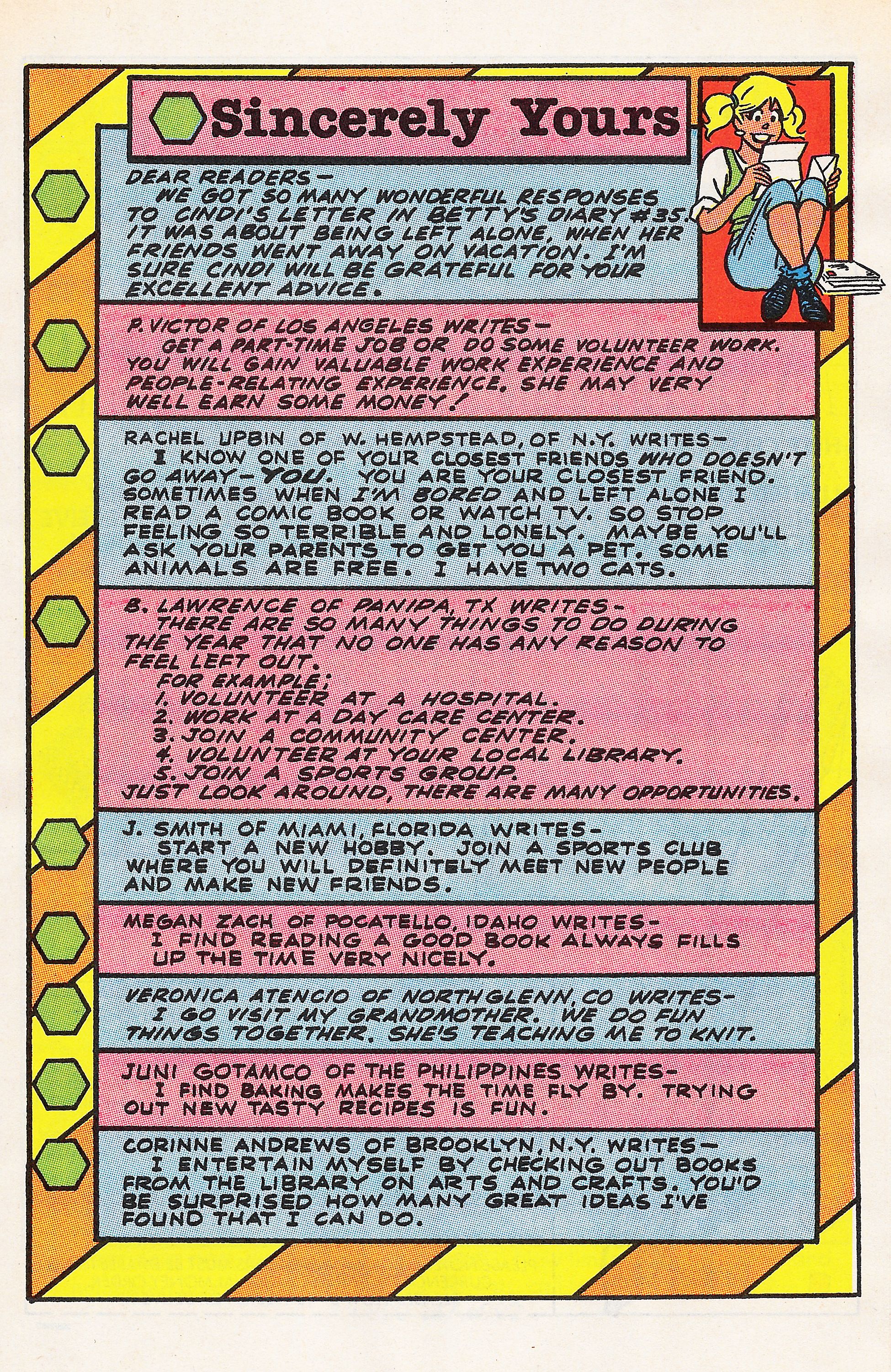 Read online Betty's Diary comic -  Issue #40 - 27