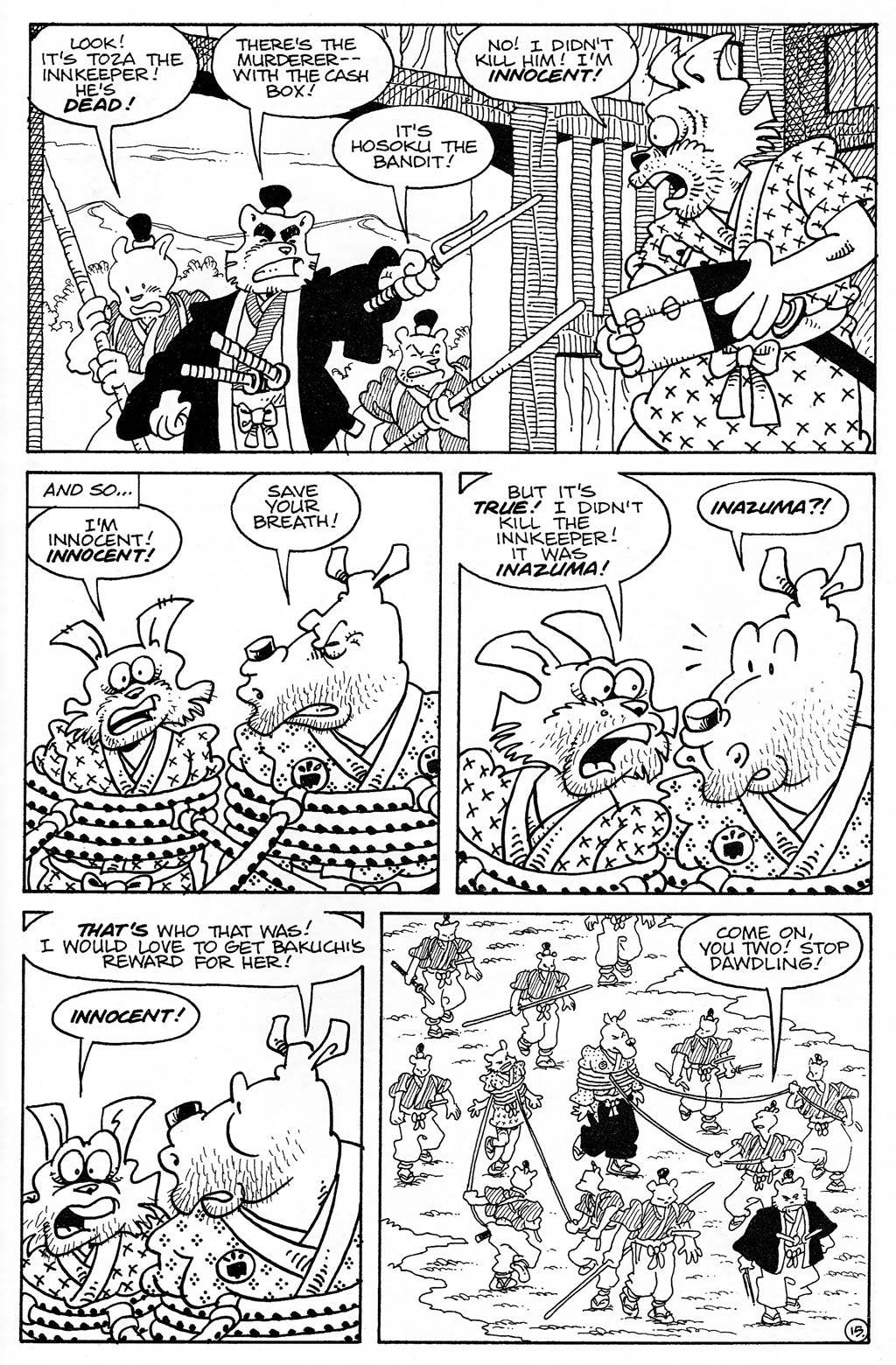 Read online Usagi Yojimbo (1996) comic -  Issue #15 - 16