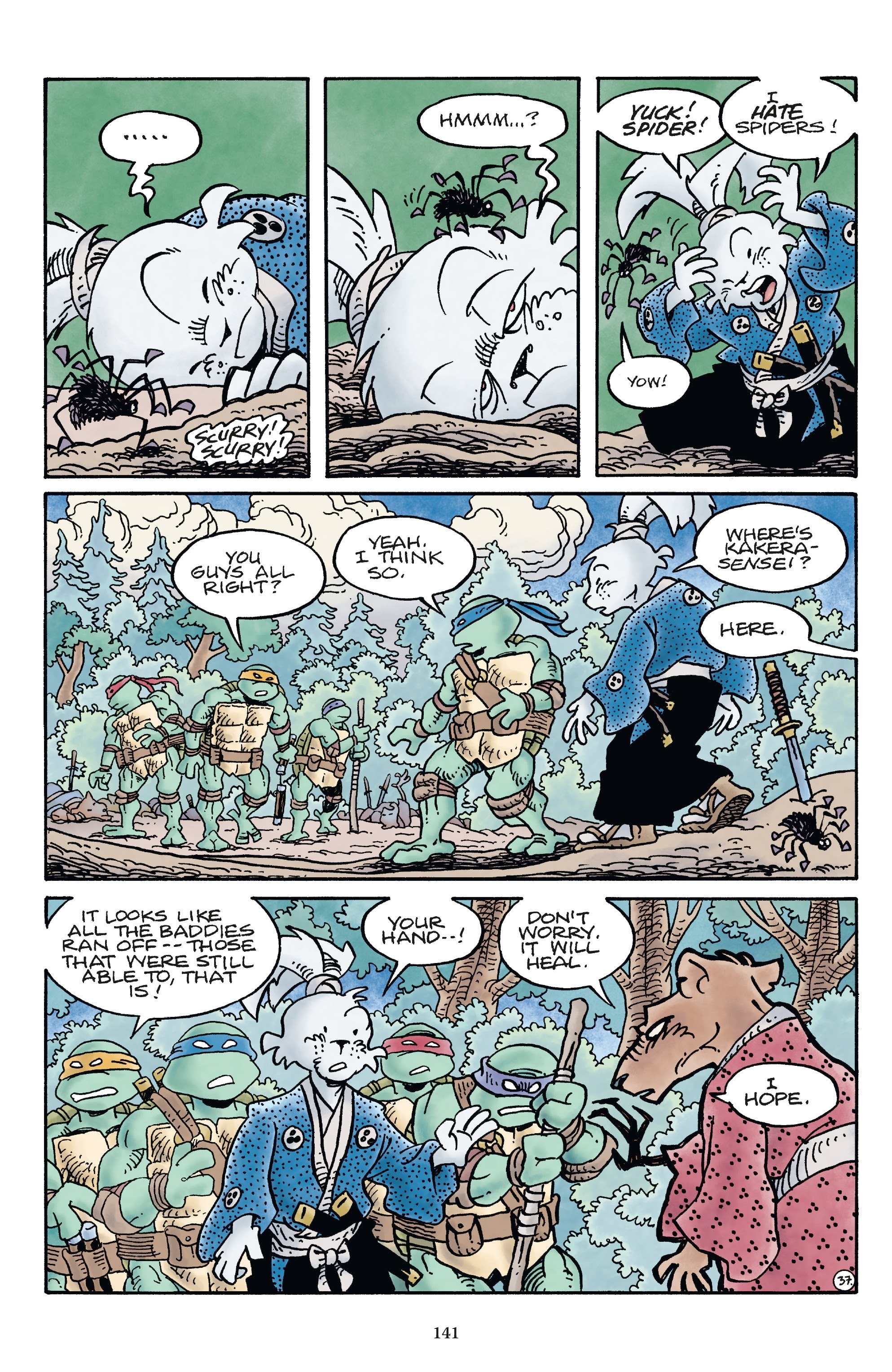 Read online Usagi Yojimbo/Teenage Mutant Ninja Turtles: The Complete Collection comic -  Issue # TPB (Part 2) - 32