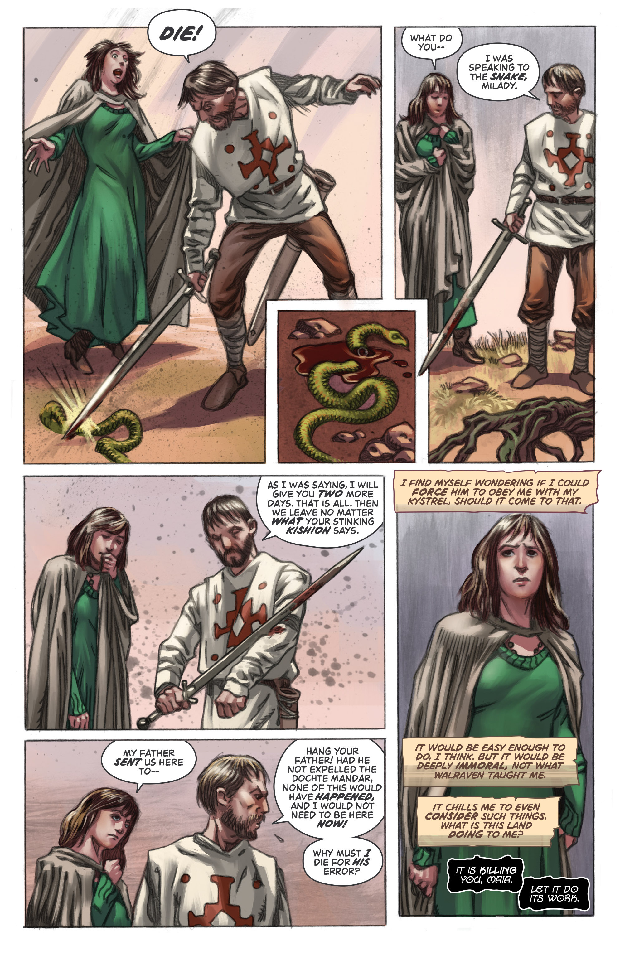 Read online Muirwood: The Lost Abbey comic -  Issue #2 - 20