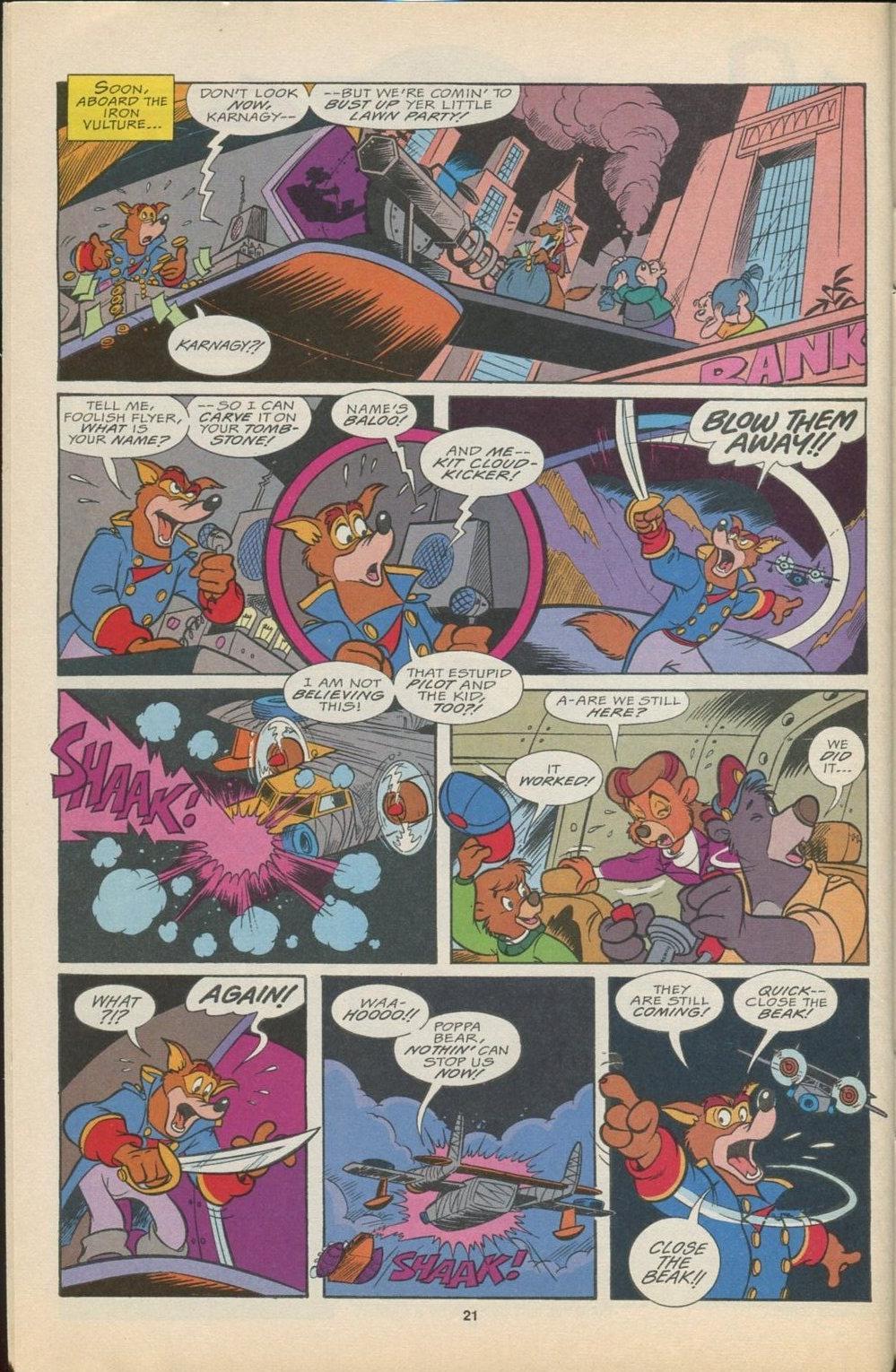Disney's Tale Spin Limited Series: ''Take Off'' issue 4 - Page 22