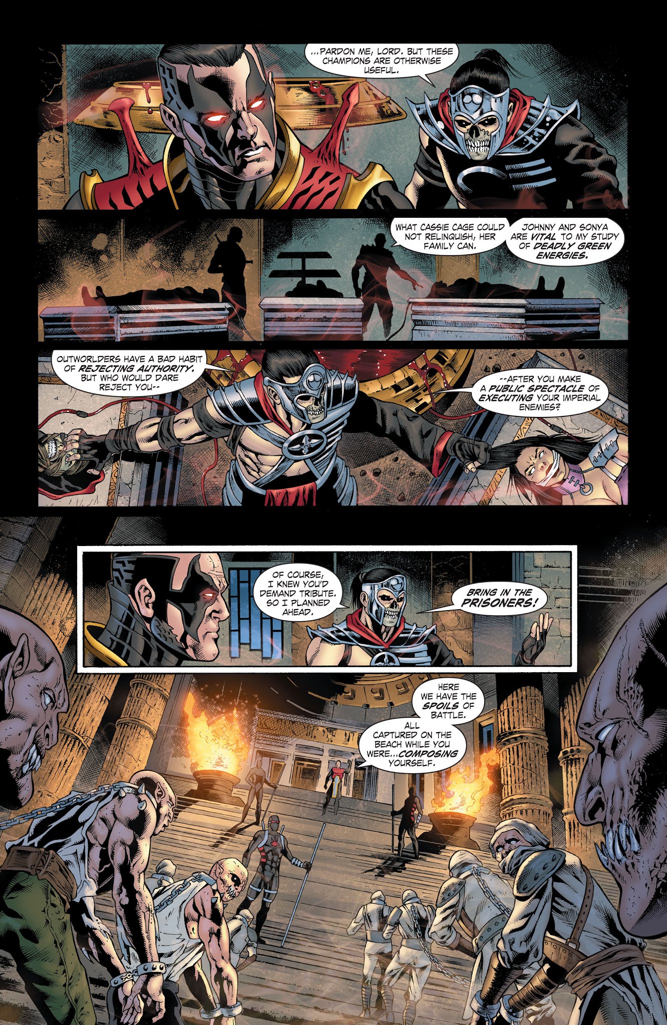 Read online Mortal Kombat X [I] comic -  Issue # _TPB 3 - 49