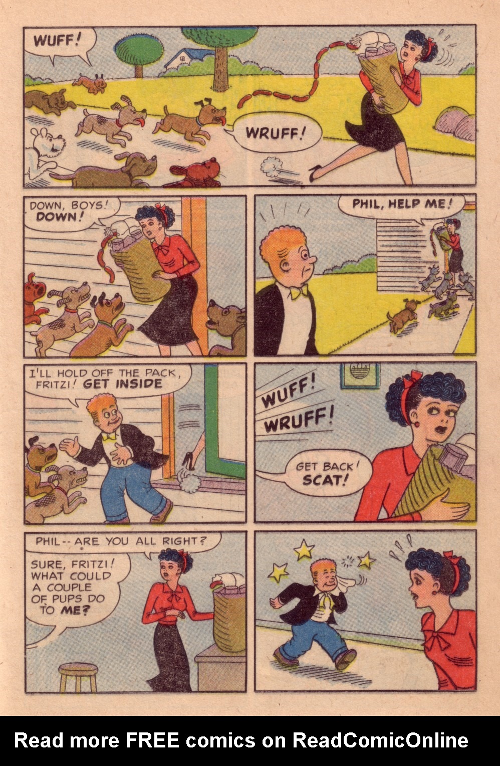 Read online Fritzi Ritz (1953) comic -  Issue #56 - 21