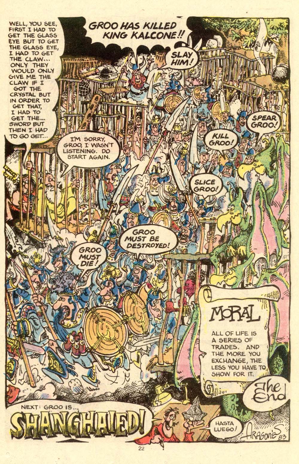 Read online Groo the Wanderer comic -  Issue #4 - 23