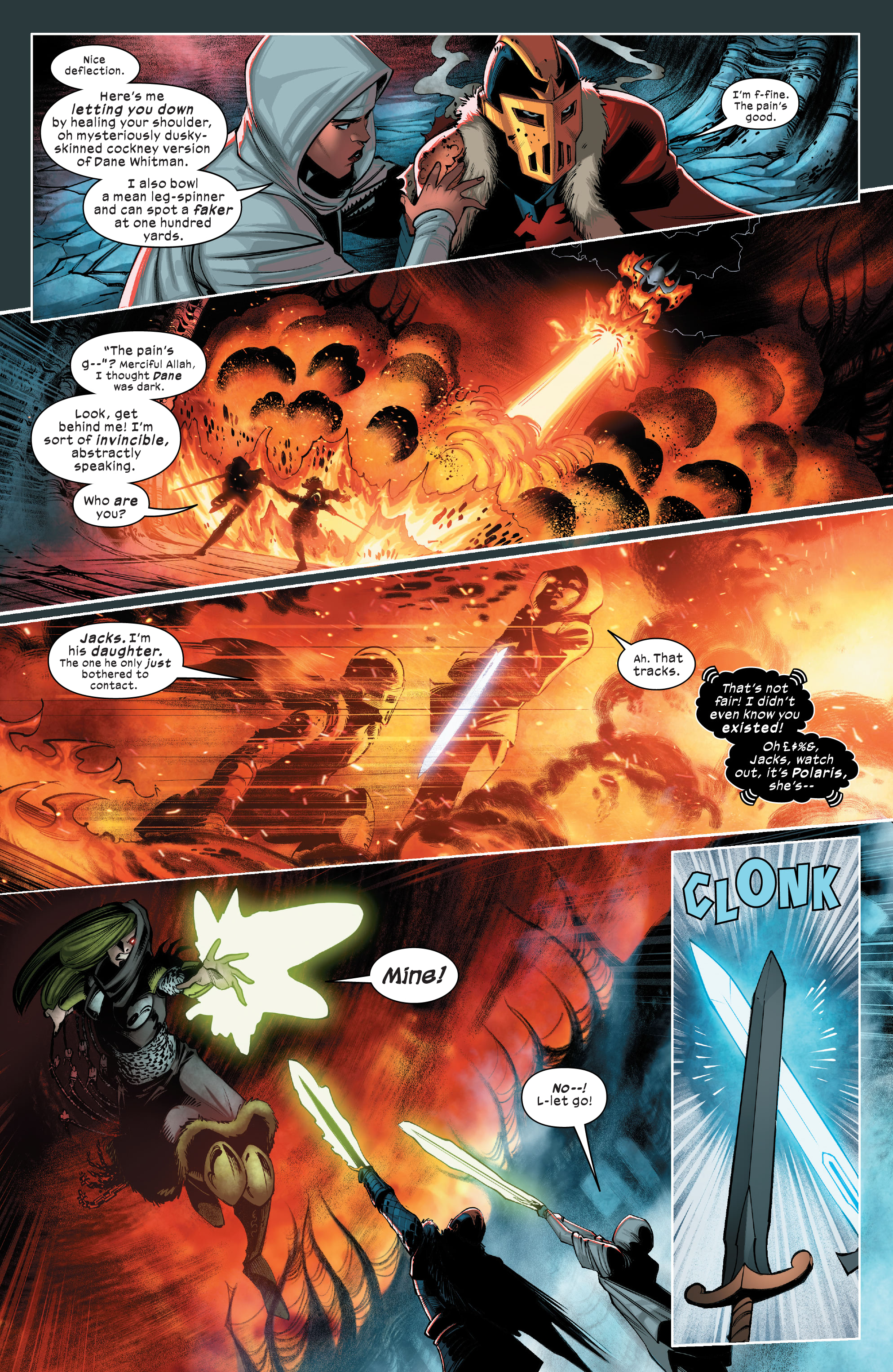 Read online Death of Doctor Strange: One-Shots comic -  Issue # X-Men - Black Knight - 17