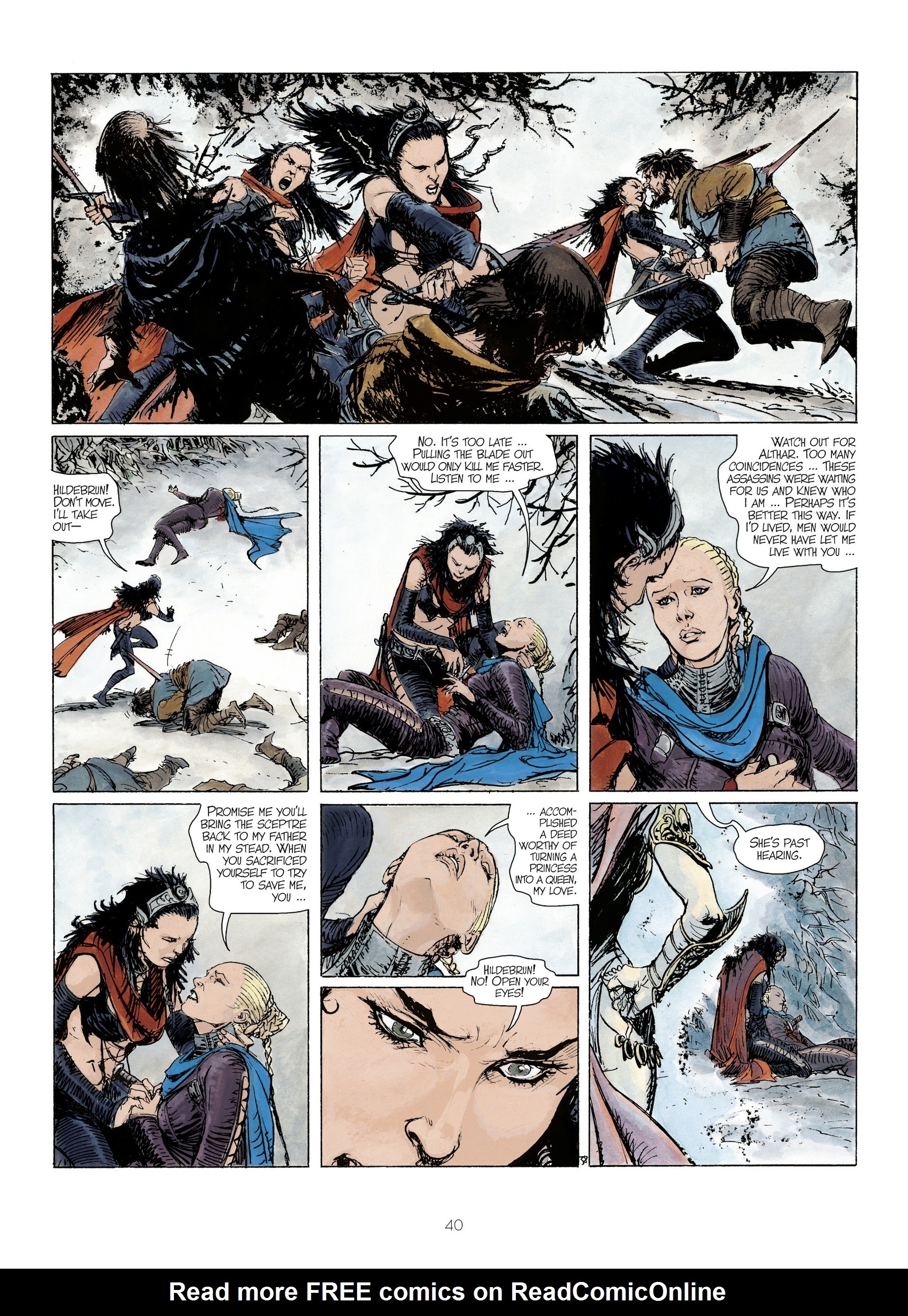 Read online The World of Thorgal: Kriss of Valnor: Worthy of a Queen comic -  Issue # Full - 42