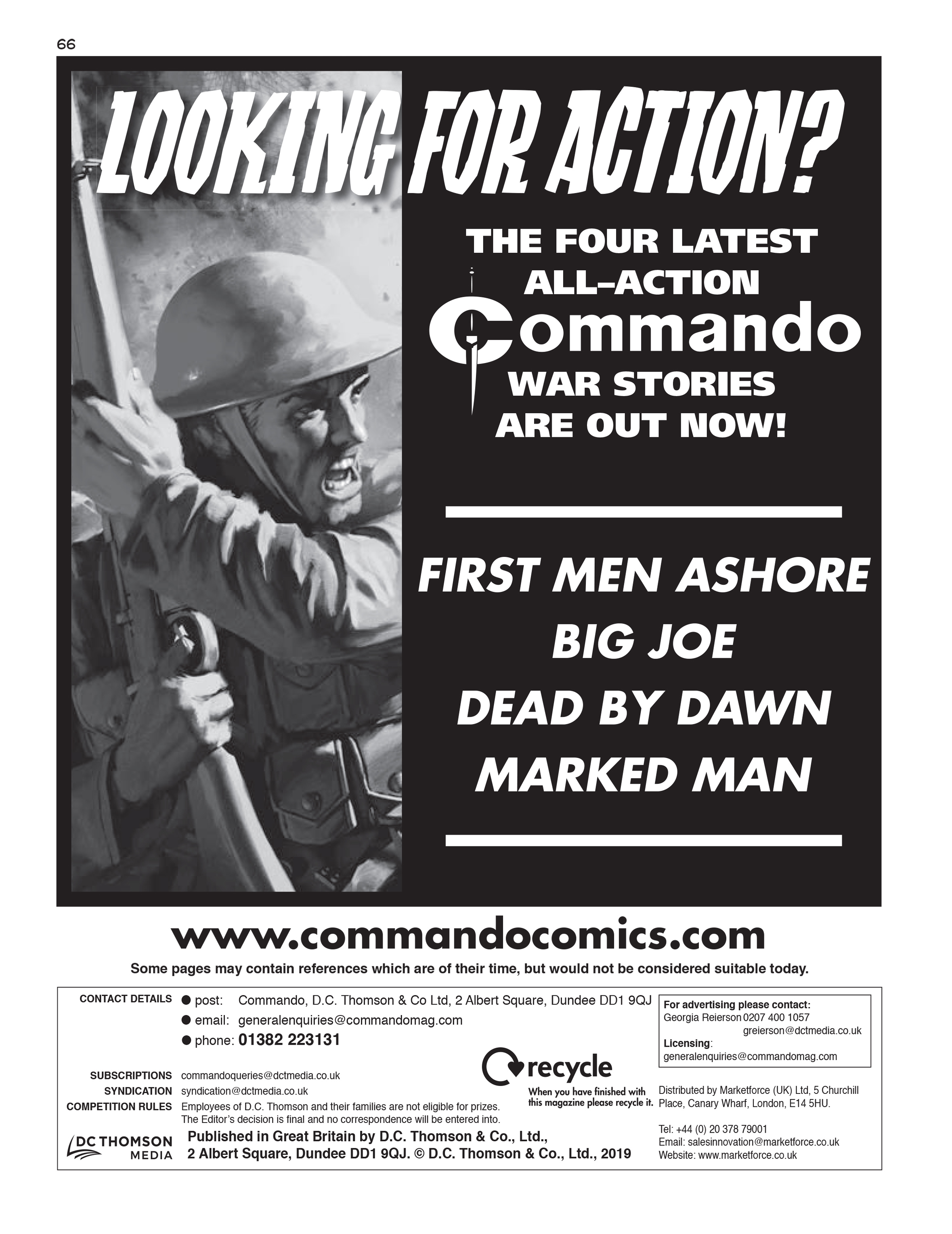 Read online Commando: For Action and Adventure comic -  Issue #5234 - 65