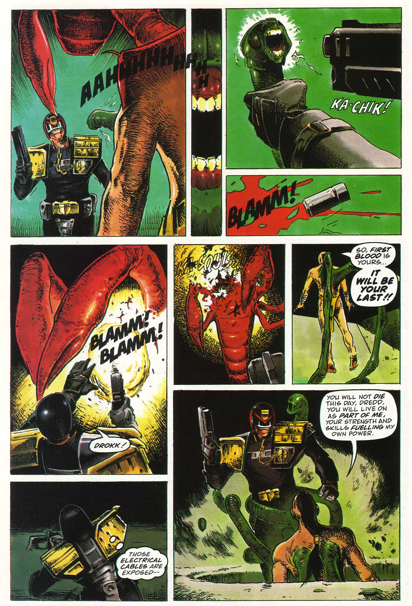Read online Judge Dredd Lawman of the Future comic -  Issue #4 - 23