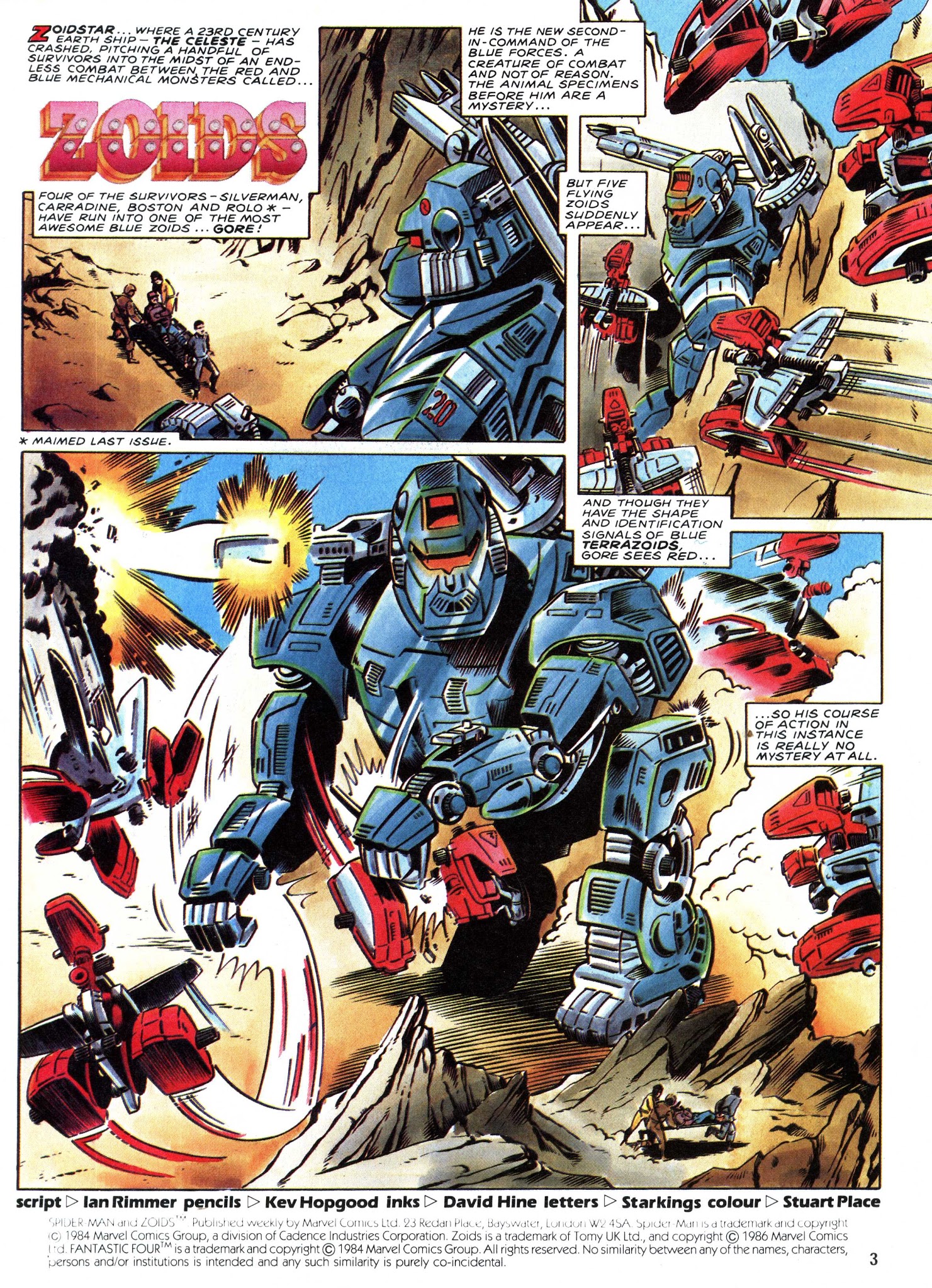 Read online Spider-Man and Zoids comic -  Issue #8 - 3