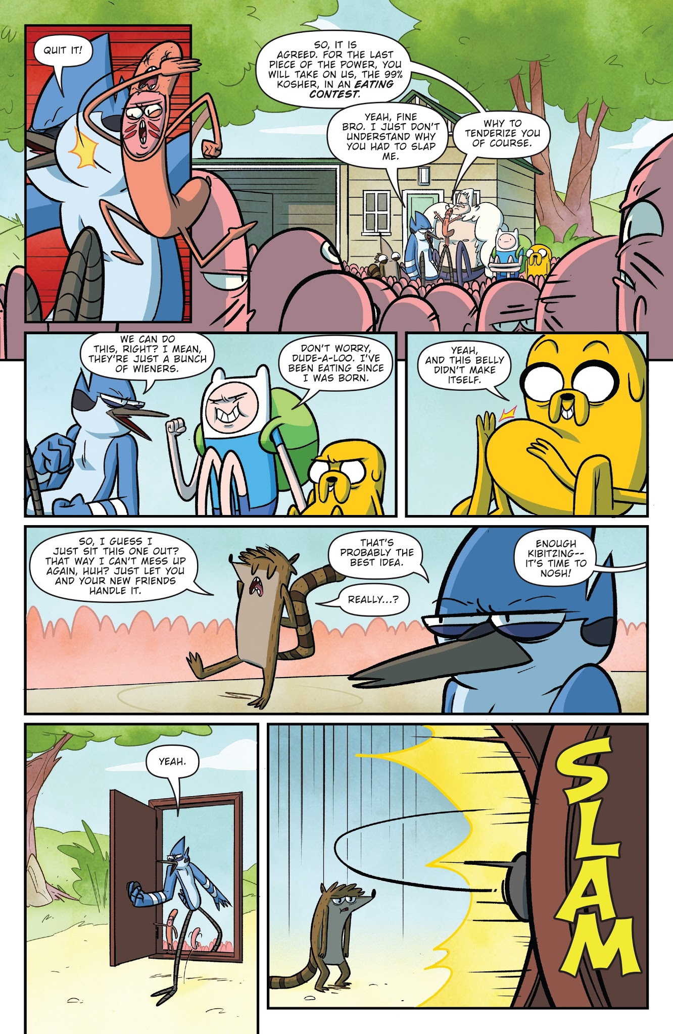 Read online Adventure Time/Regular Show comic -  Issue #3 - 20