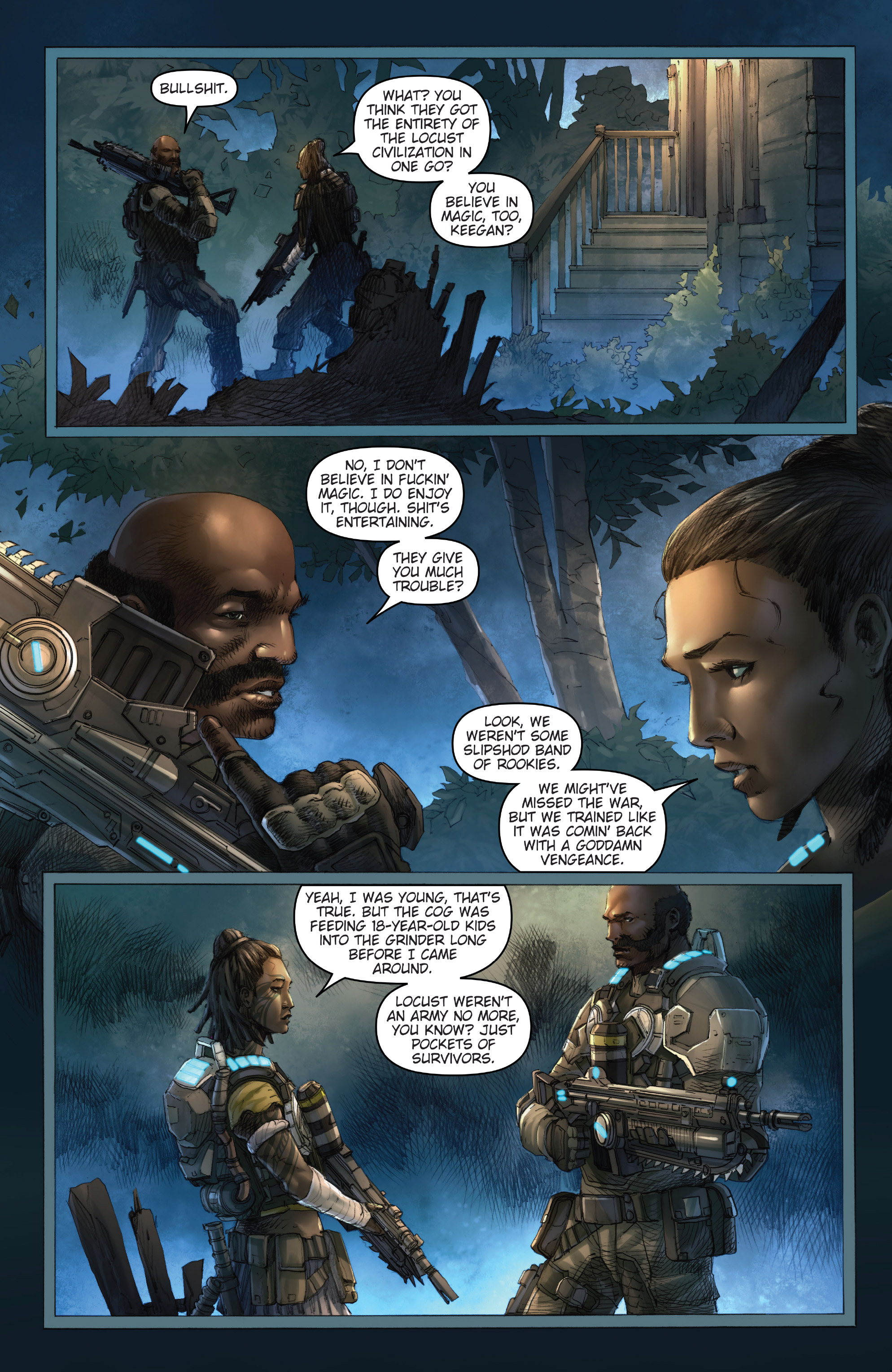Read online Gears of War: Hivebusters comic -  Issue #3 - 16