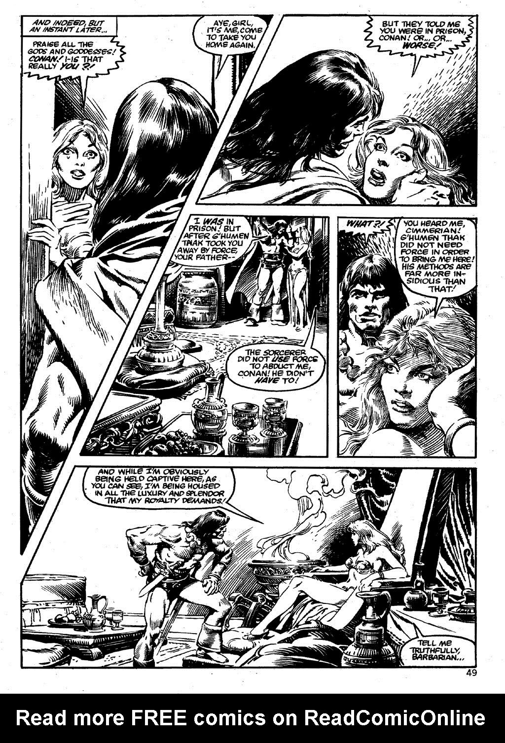 Read online The Savage Sword Of Conan comic -  Issue #85 - 49