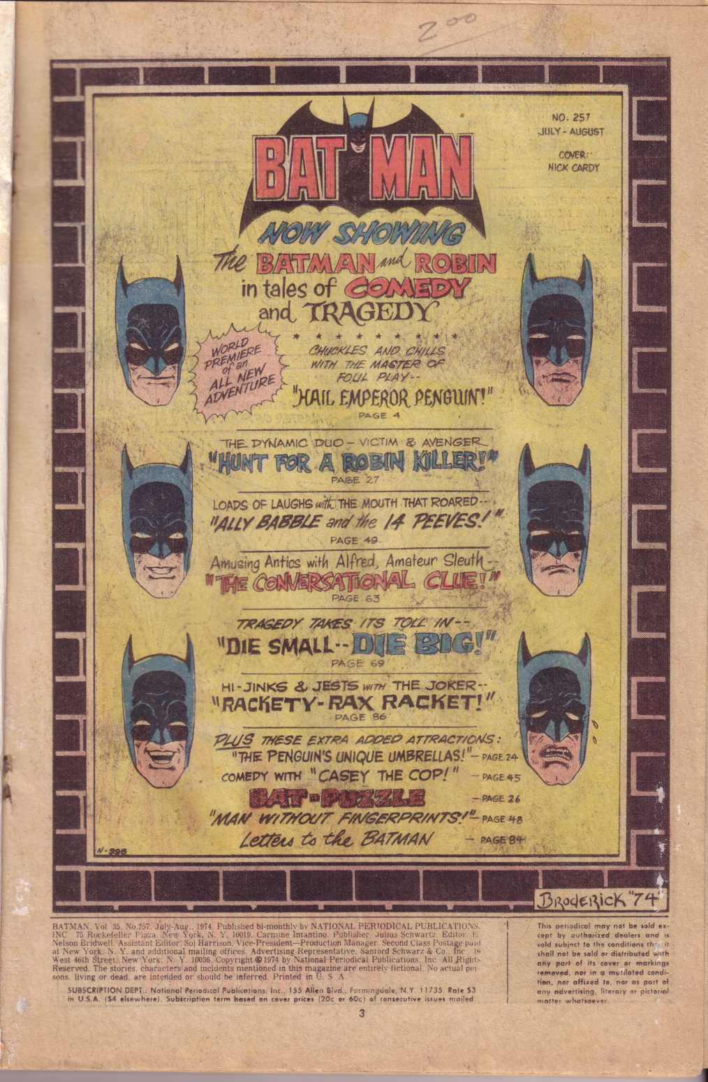 Read online Batman (1940) comic -  Issue #257 - 3