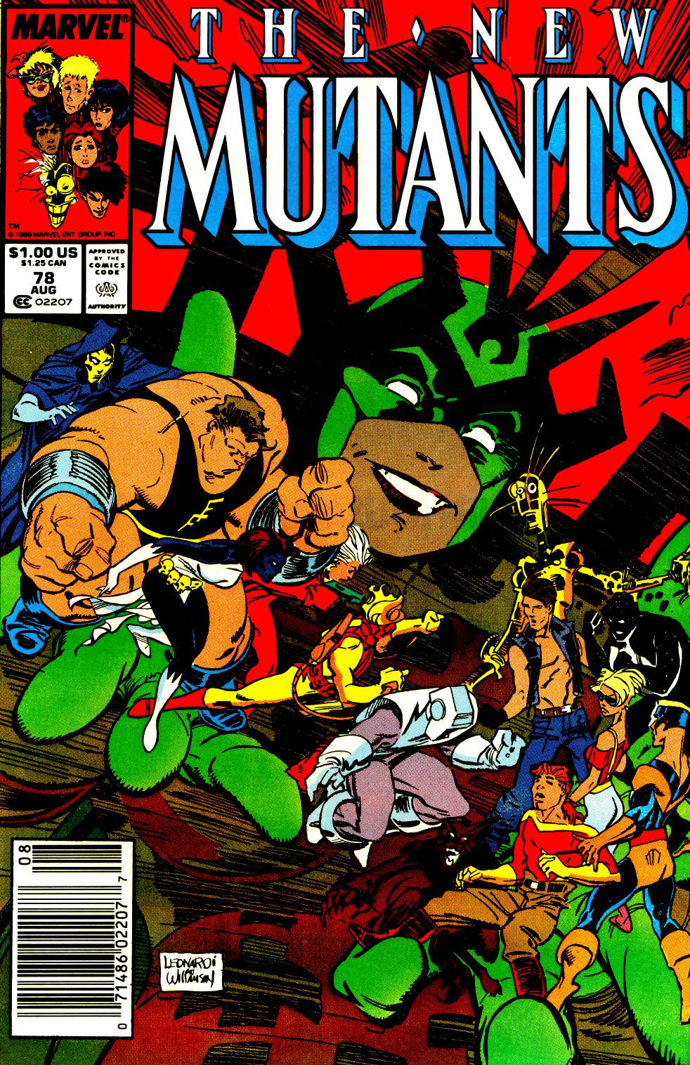 Read online The New Mutants comic -  Issue #78 - 1