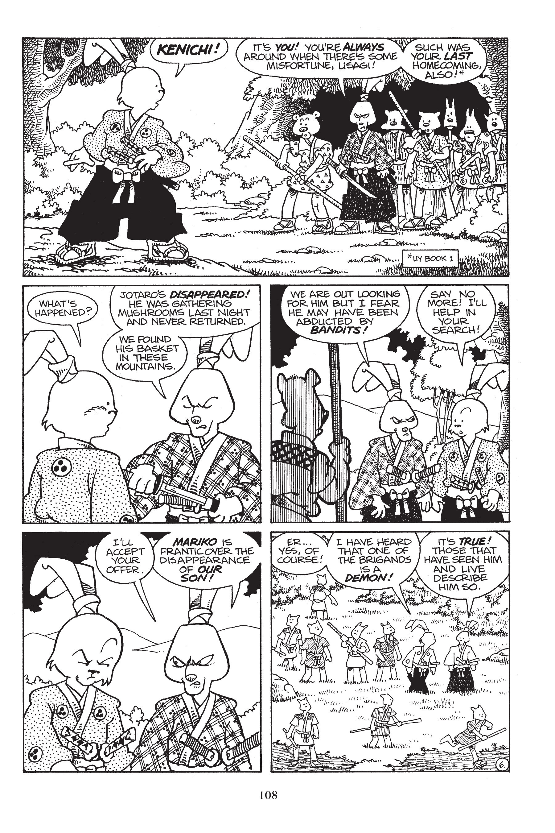 Read online Usagi Yojimbo (1987) comic -  Issue # _TPB 6 - 107