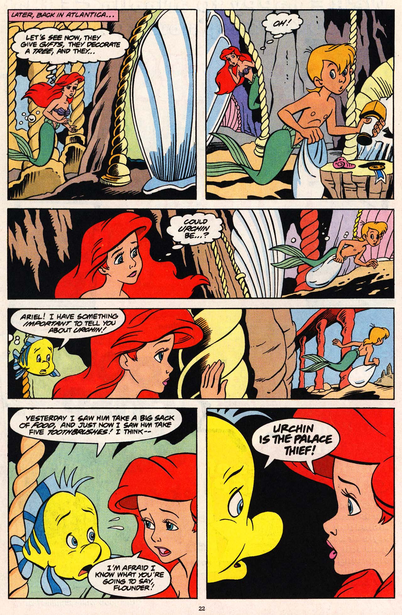 Read online Disney's The Little Mermaid comic -  Issue #6 - 24